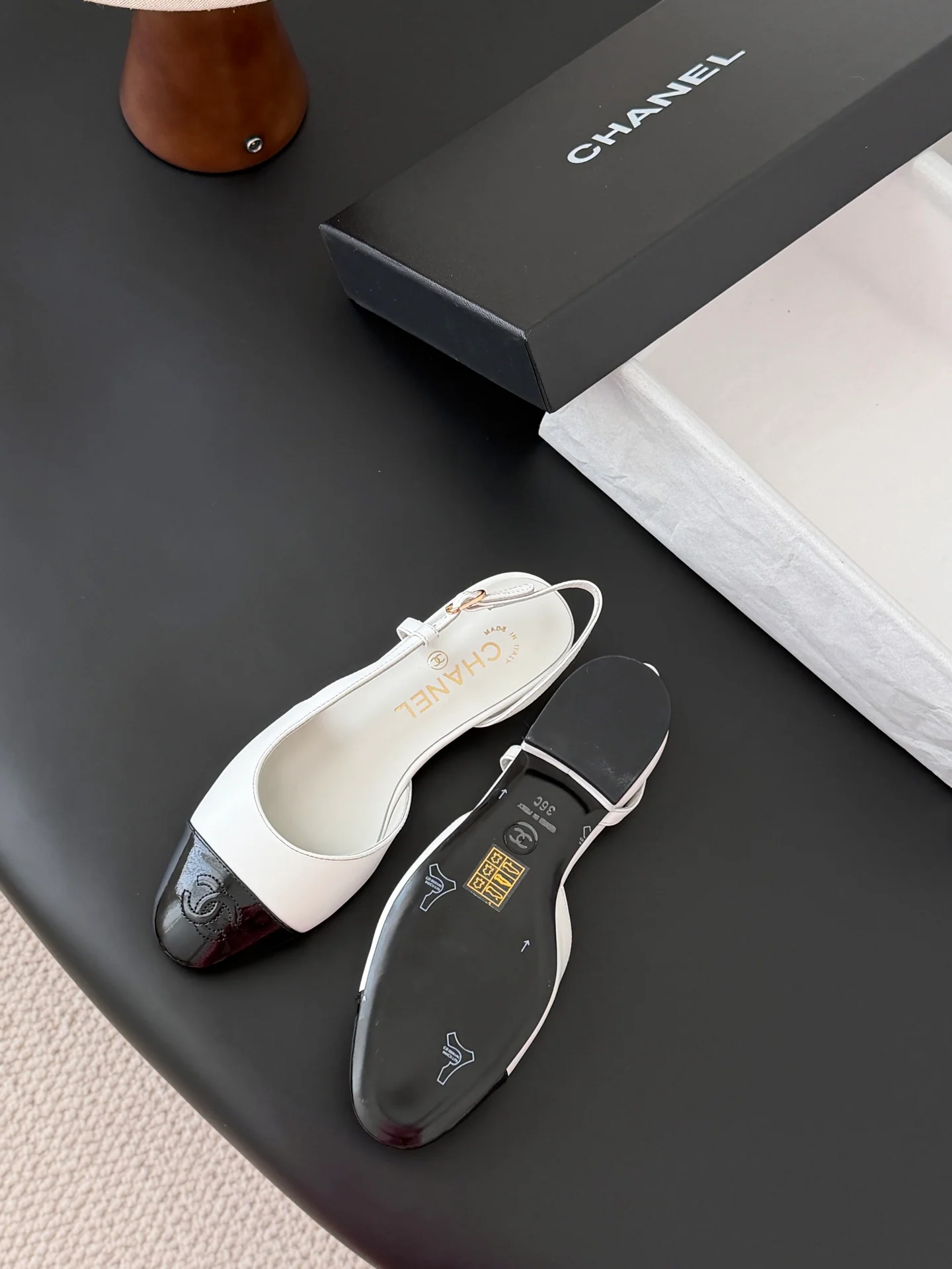 Chan 25fw slingback mary jane shoes