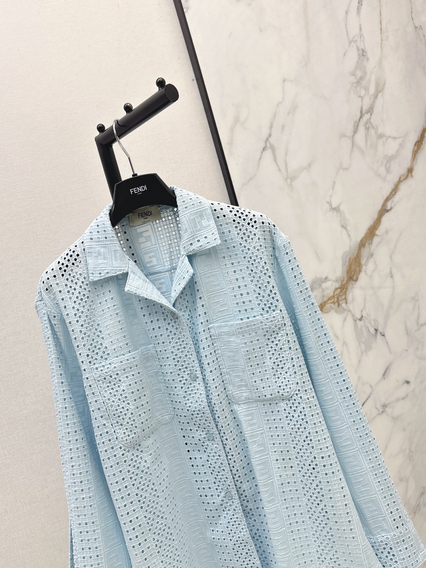 Fen 26ss hollow shirt