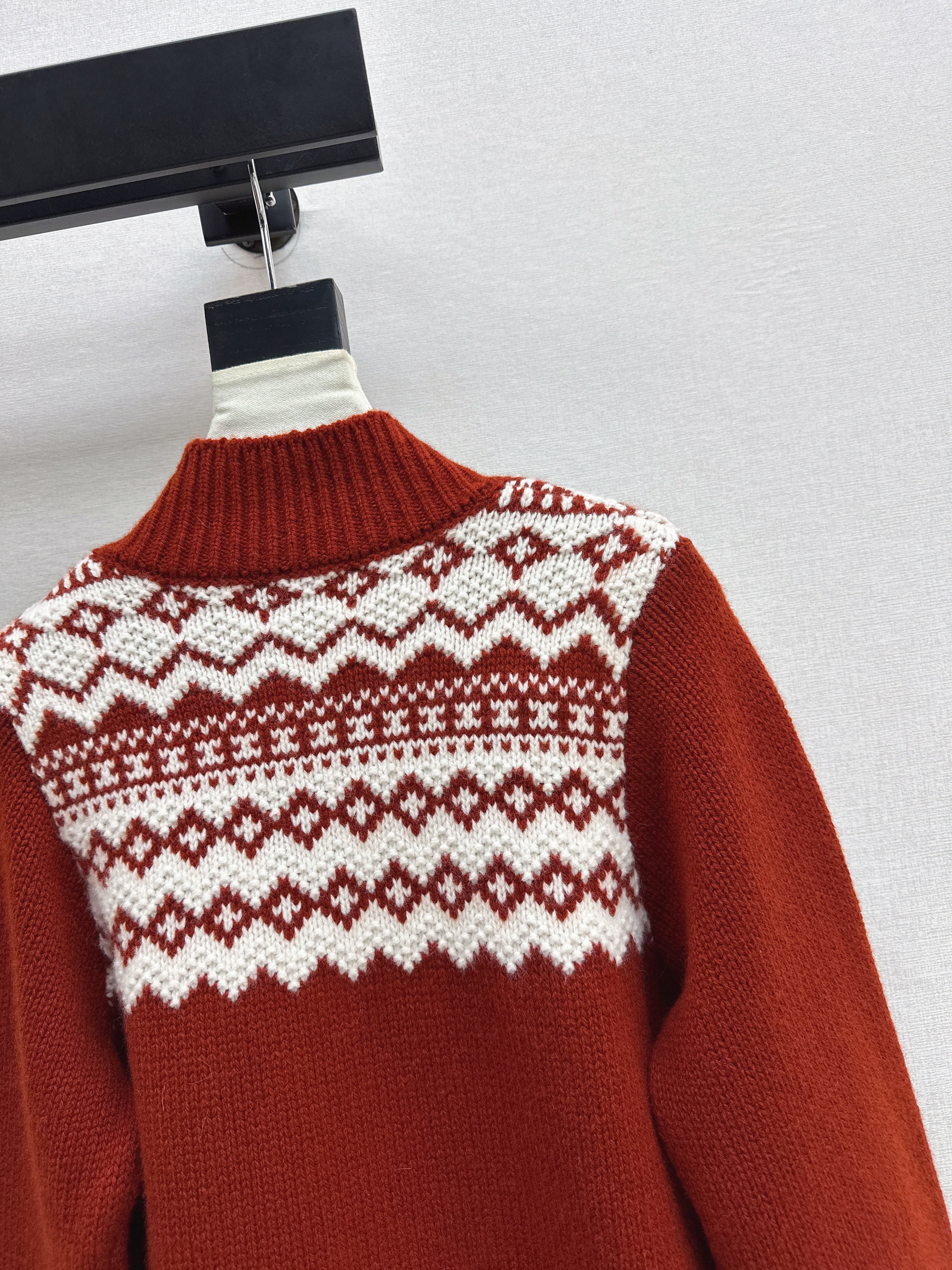 Ralp 26ss fair isle knit cardigan