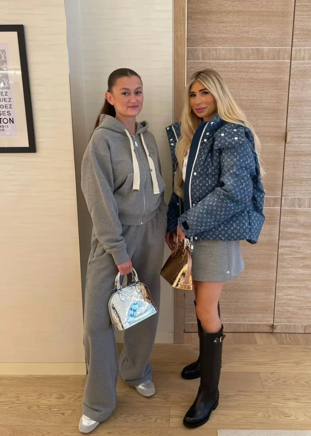 Louis 25fw denim down jacket