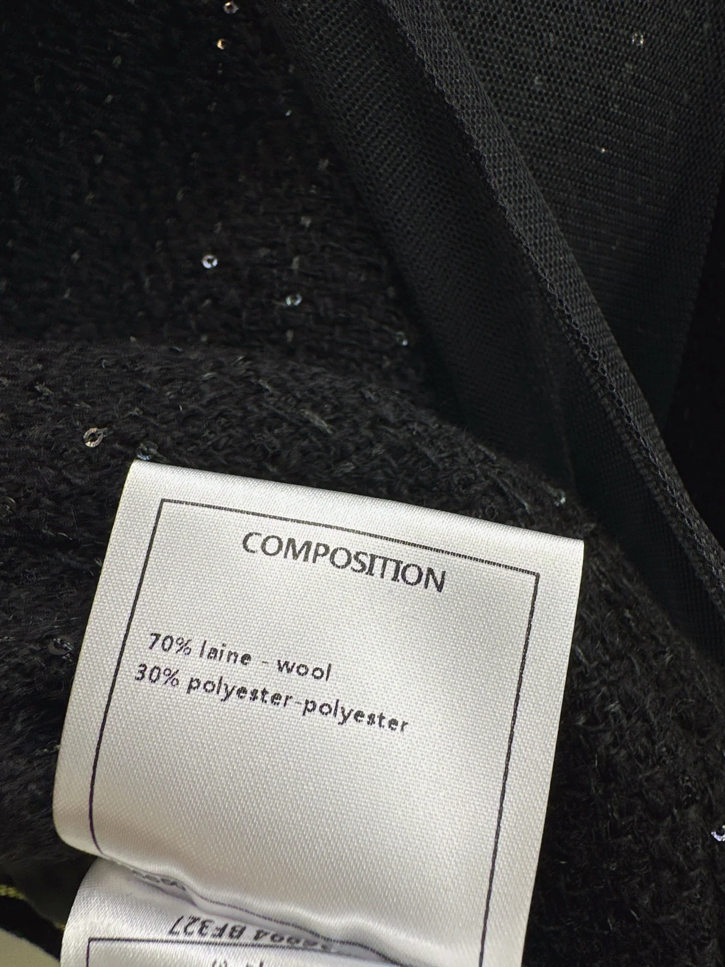 Chan 25fw woven skirt+ mash skirt set