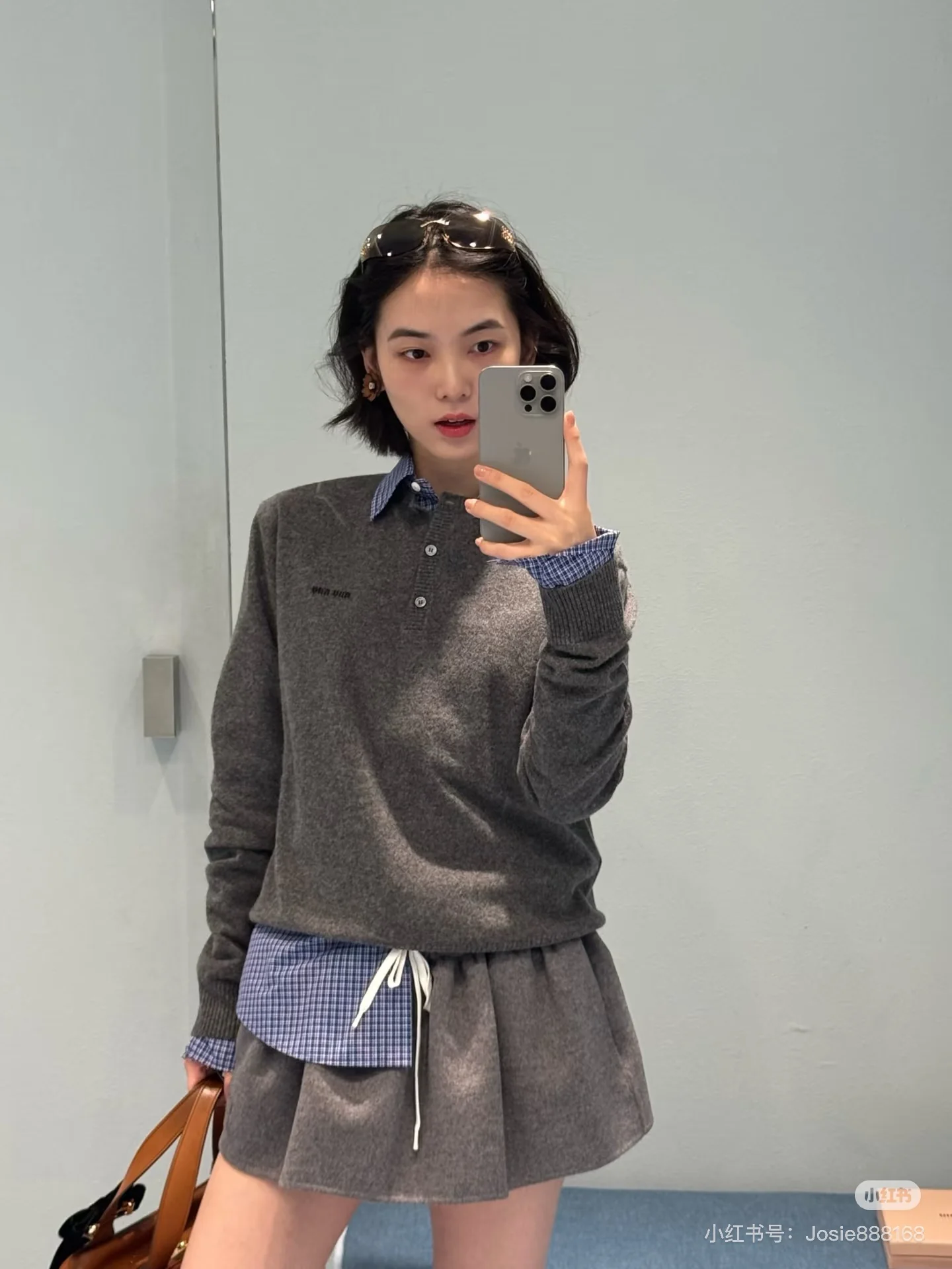 Miu 25fw knit cardigan