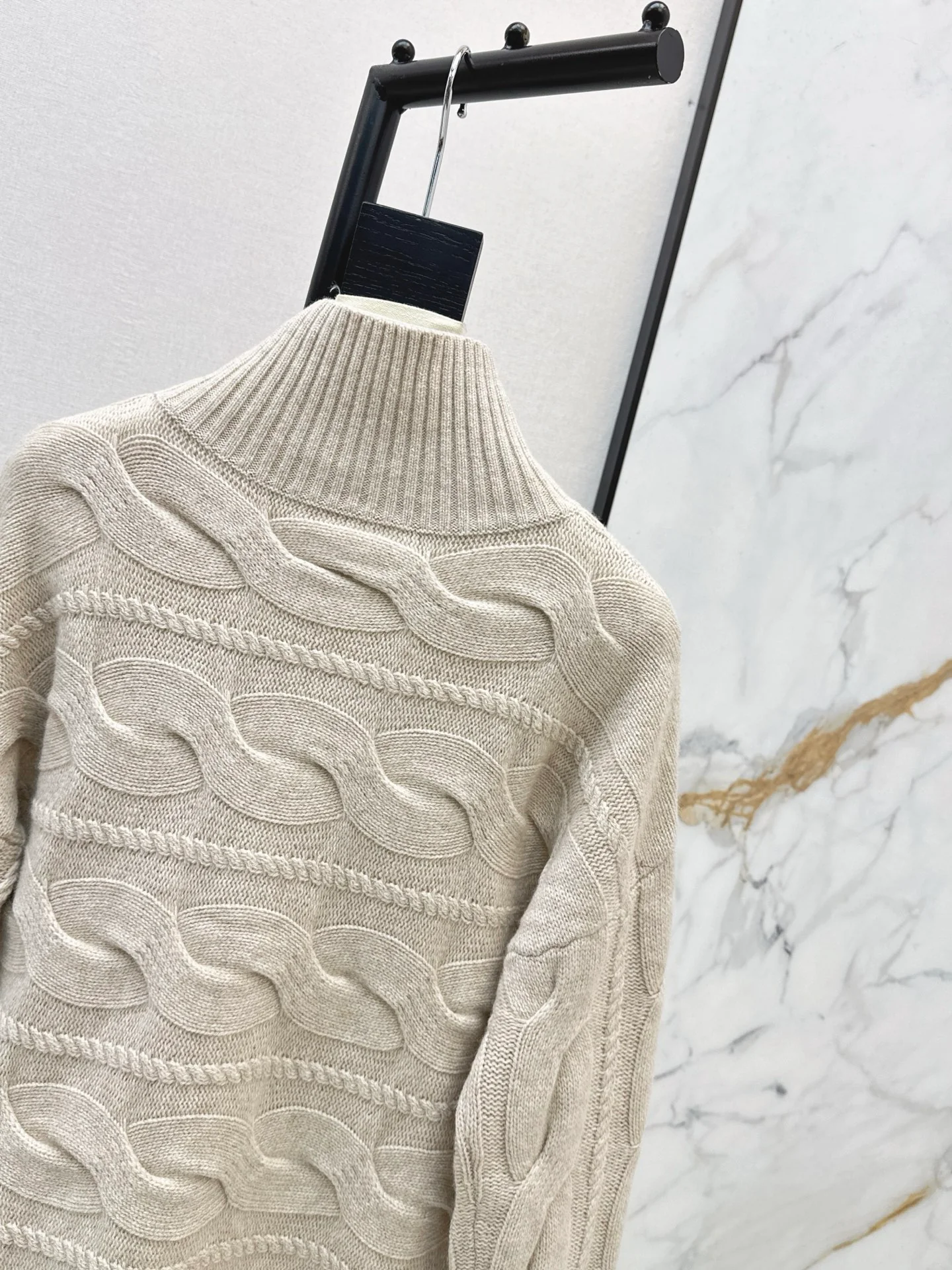 Max 25fw cable knit sweater