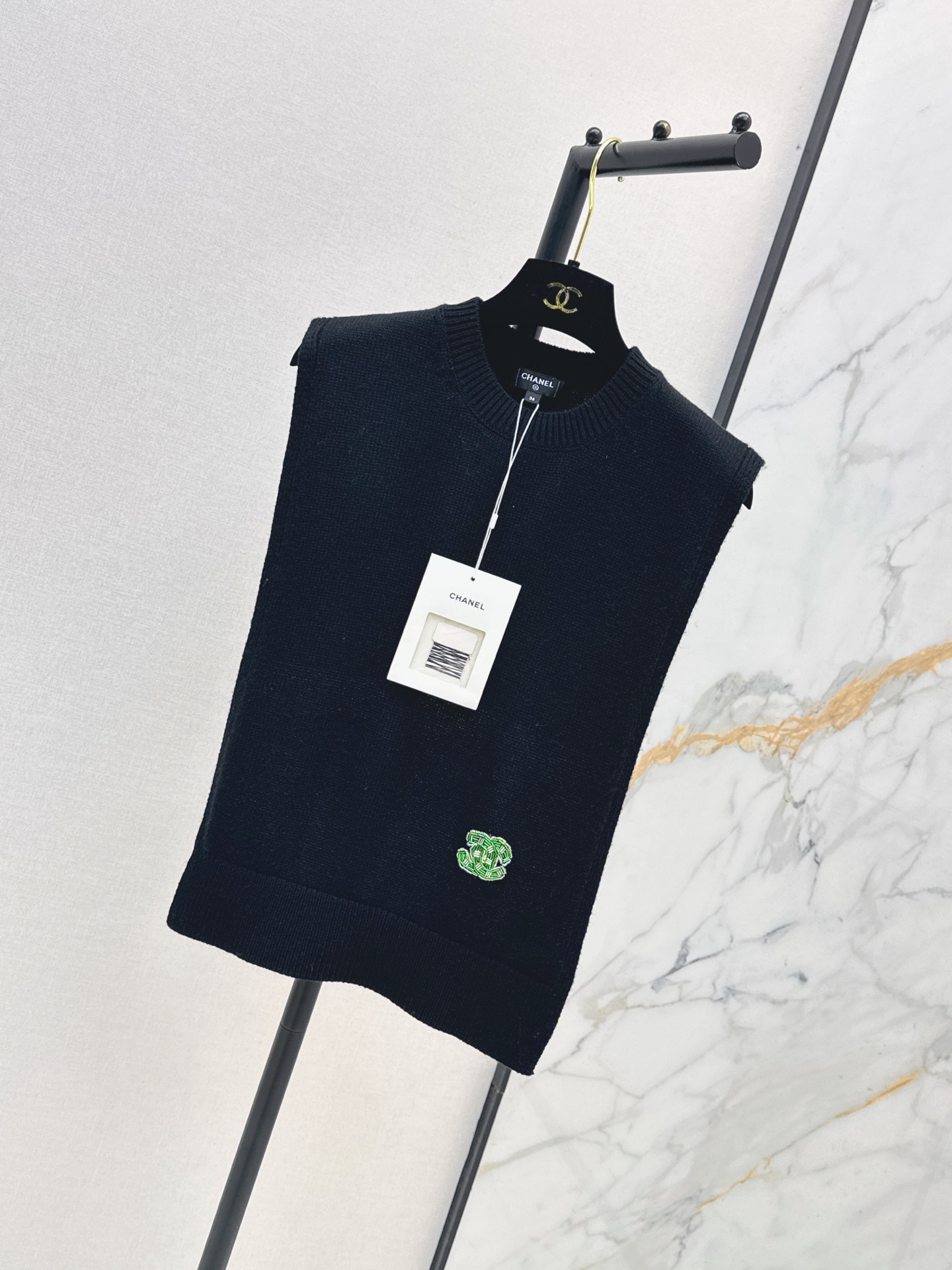 Chan 26ss knit cape