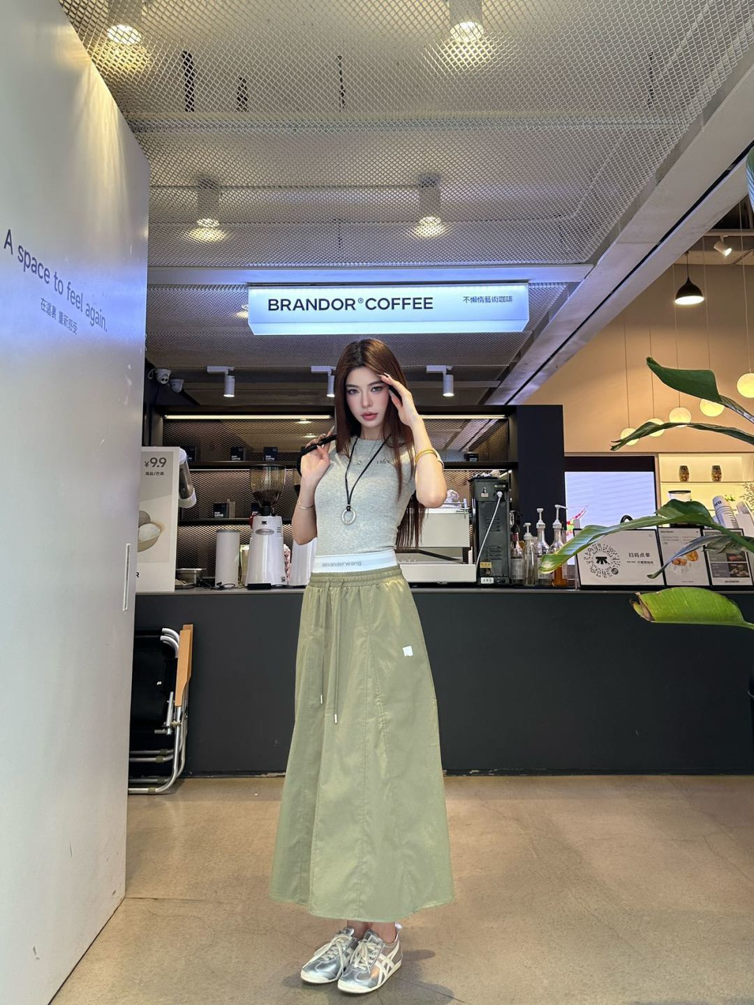 Alex 26ss pleated skirt