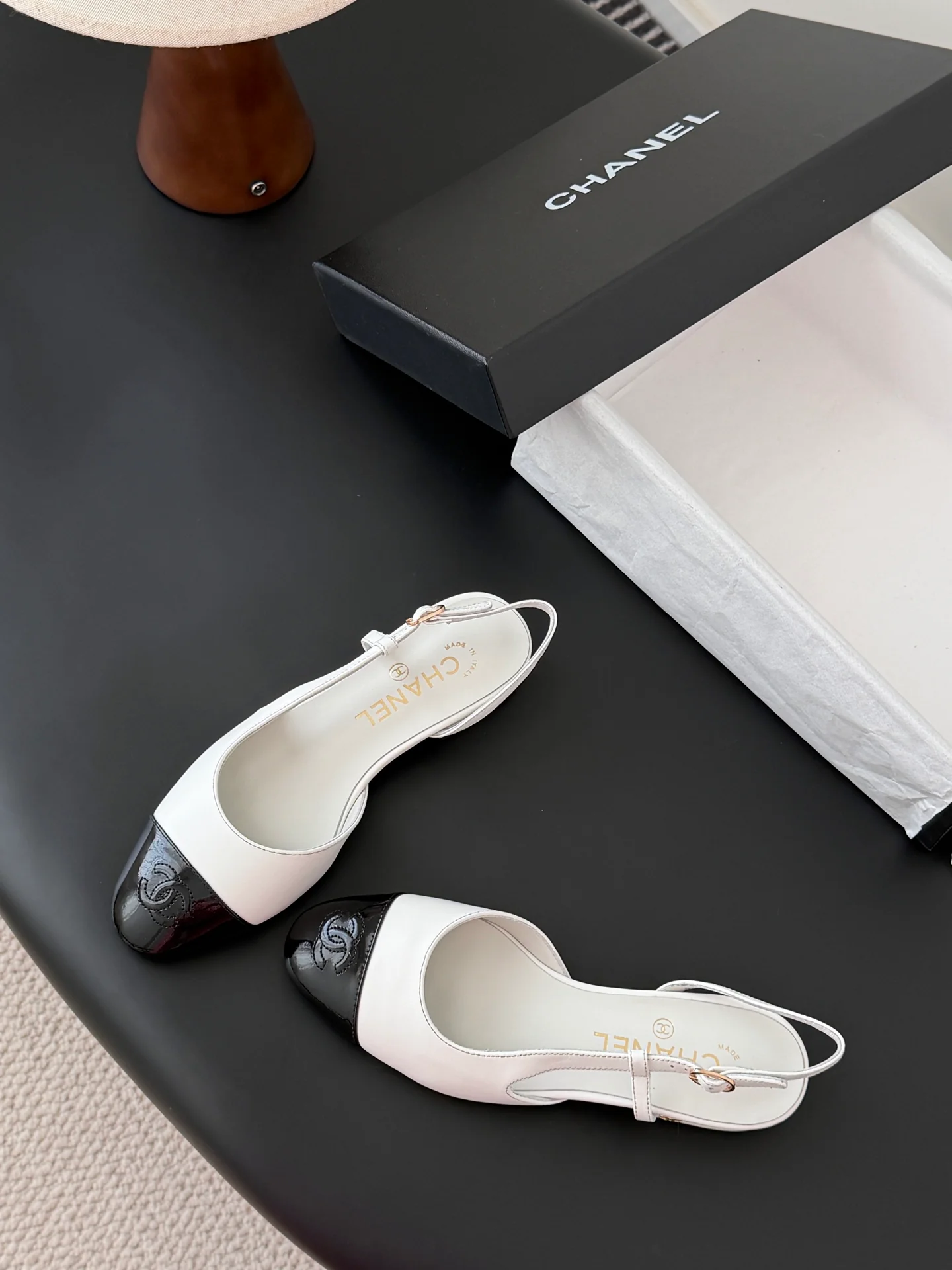 Chan 25fw slingback mary jane shoes