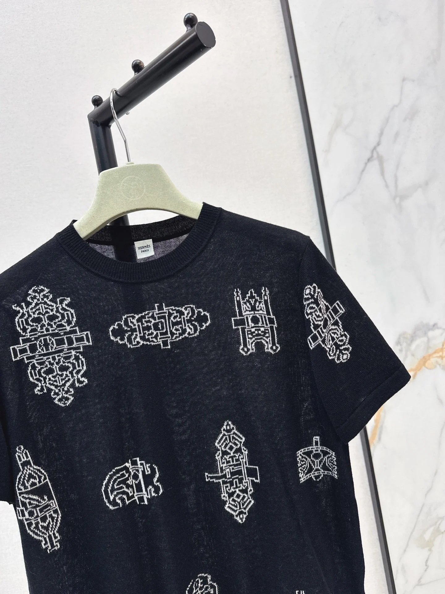 Herm 26ss jacquard  t-shirts