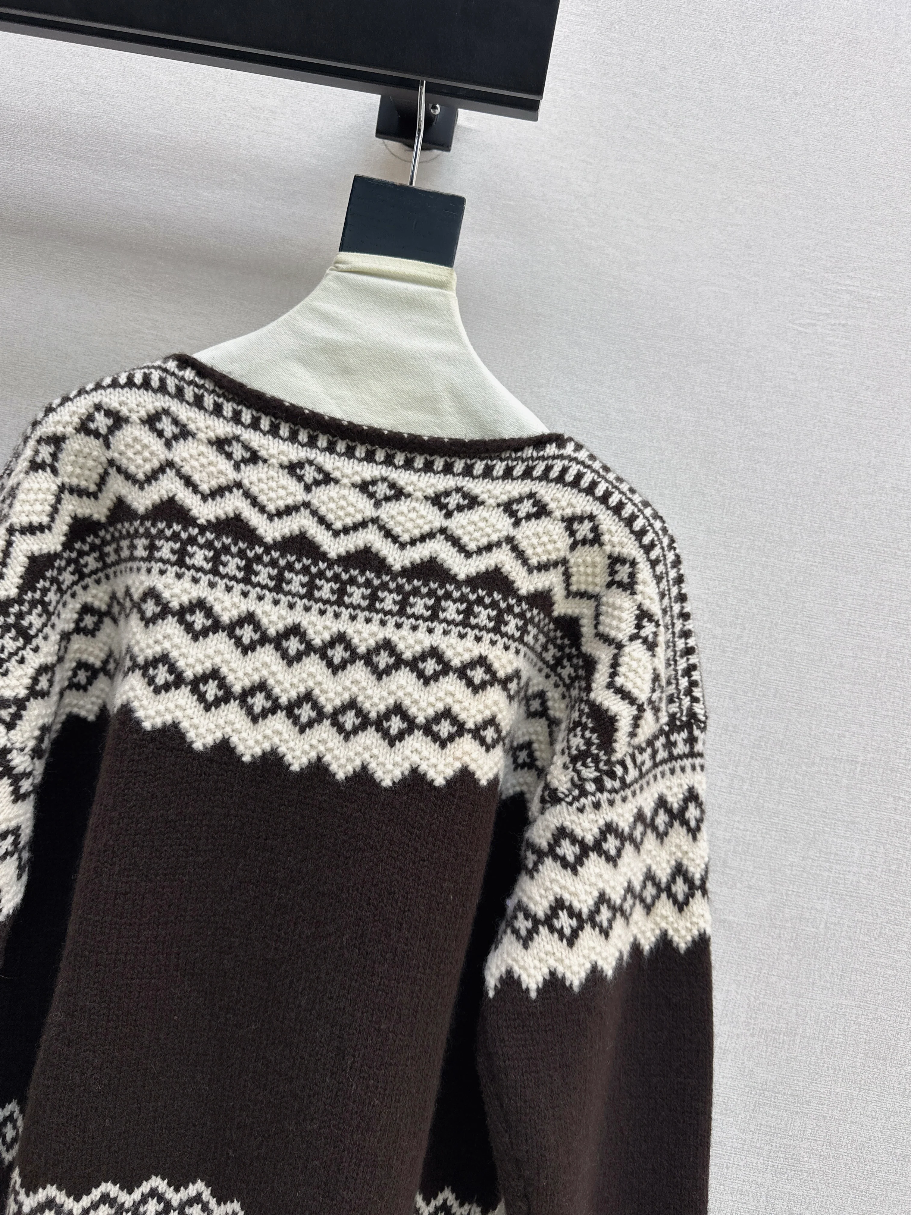 Ralp 26ss fair isle knit sweater