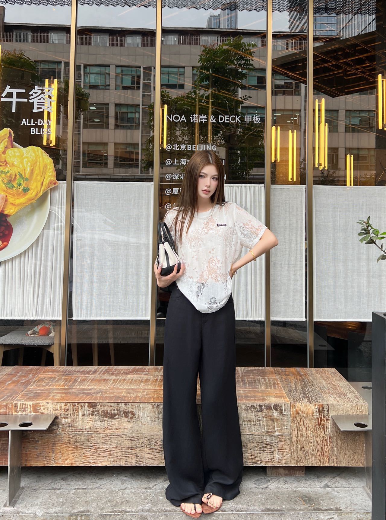 Pra 26SS High-Waisted Wide-Leg Pants