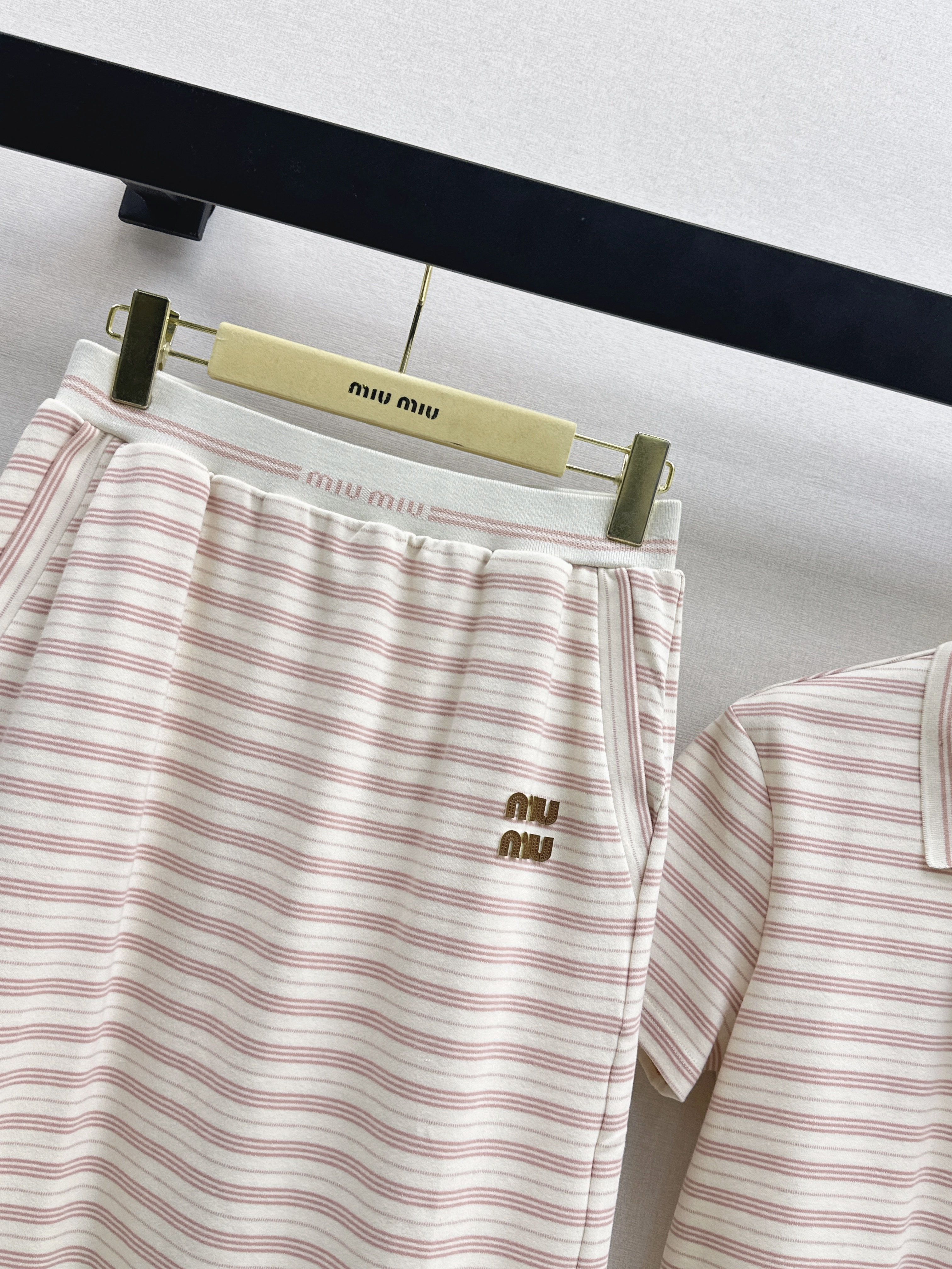 Miu 26ss stripe outfit sets