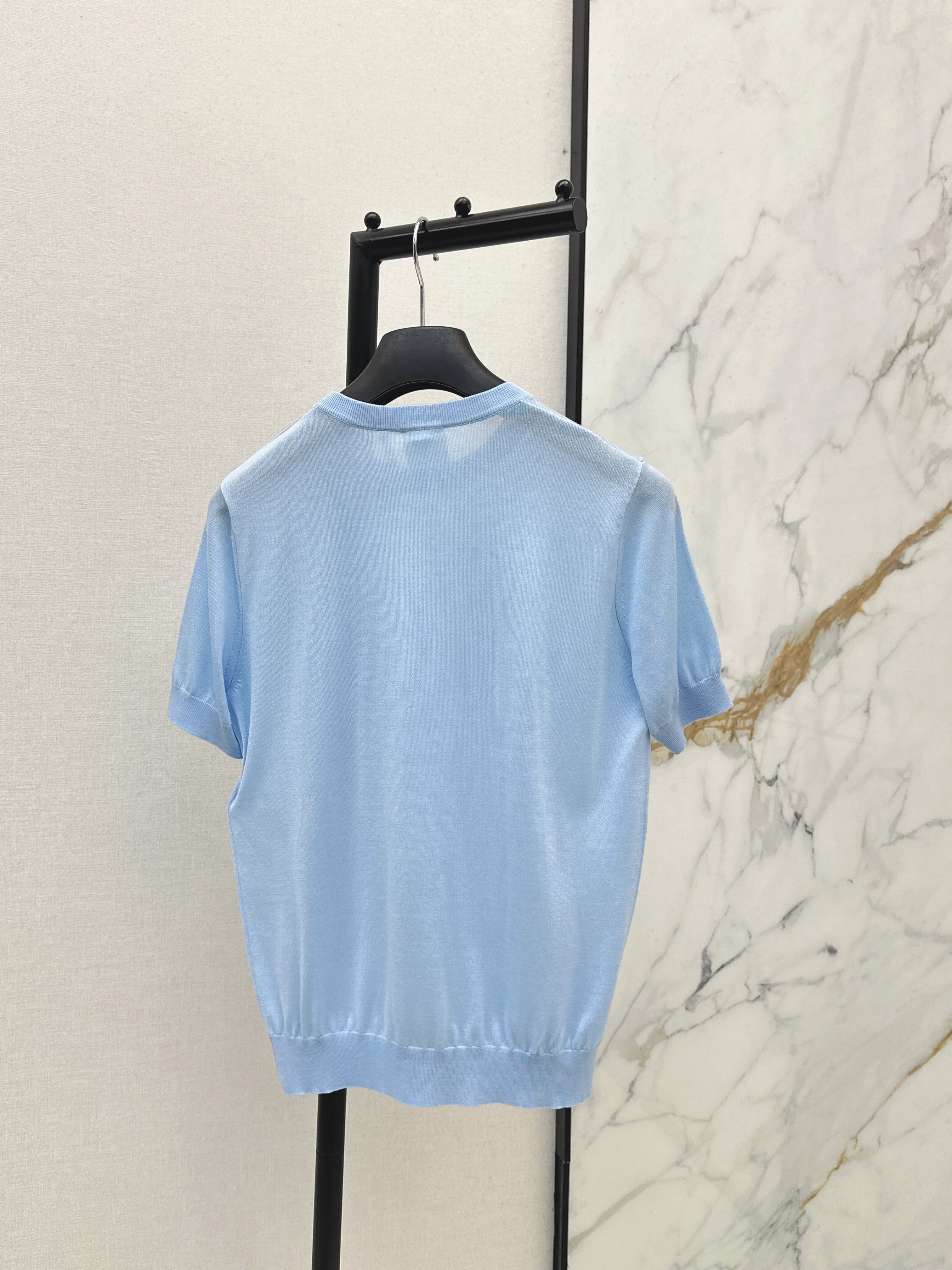 CD 26ss knitted short sleeve sweater