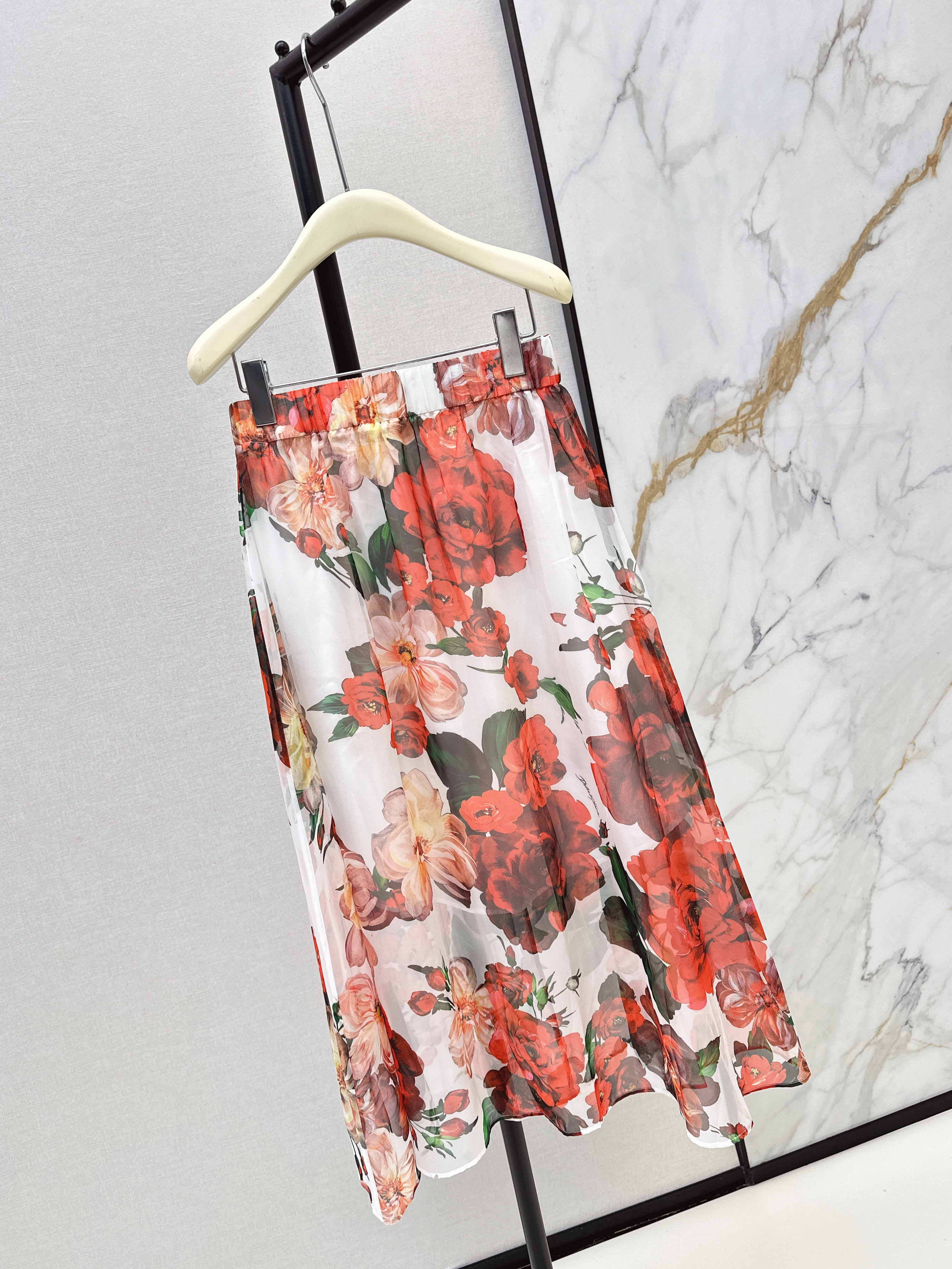 Dolc 26ss floarl print skirt