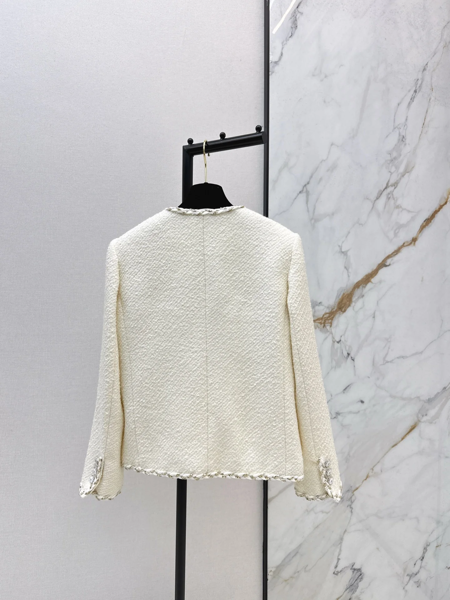 Chan 26ss woven tweed jacket