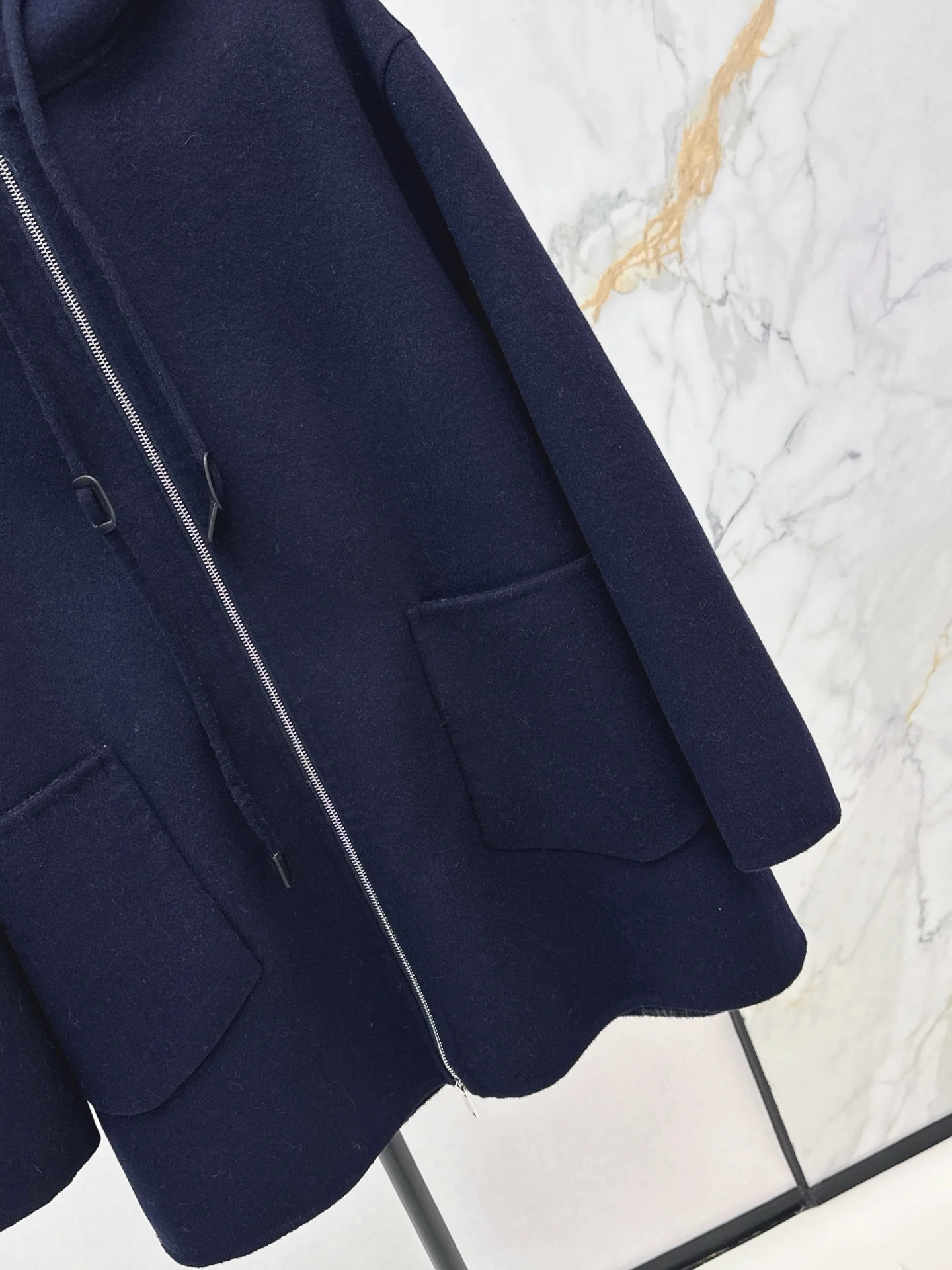 Celi 26ss hooded woolen jacket