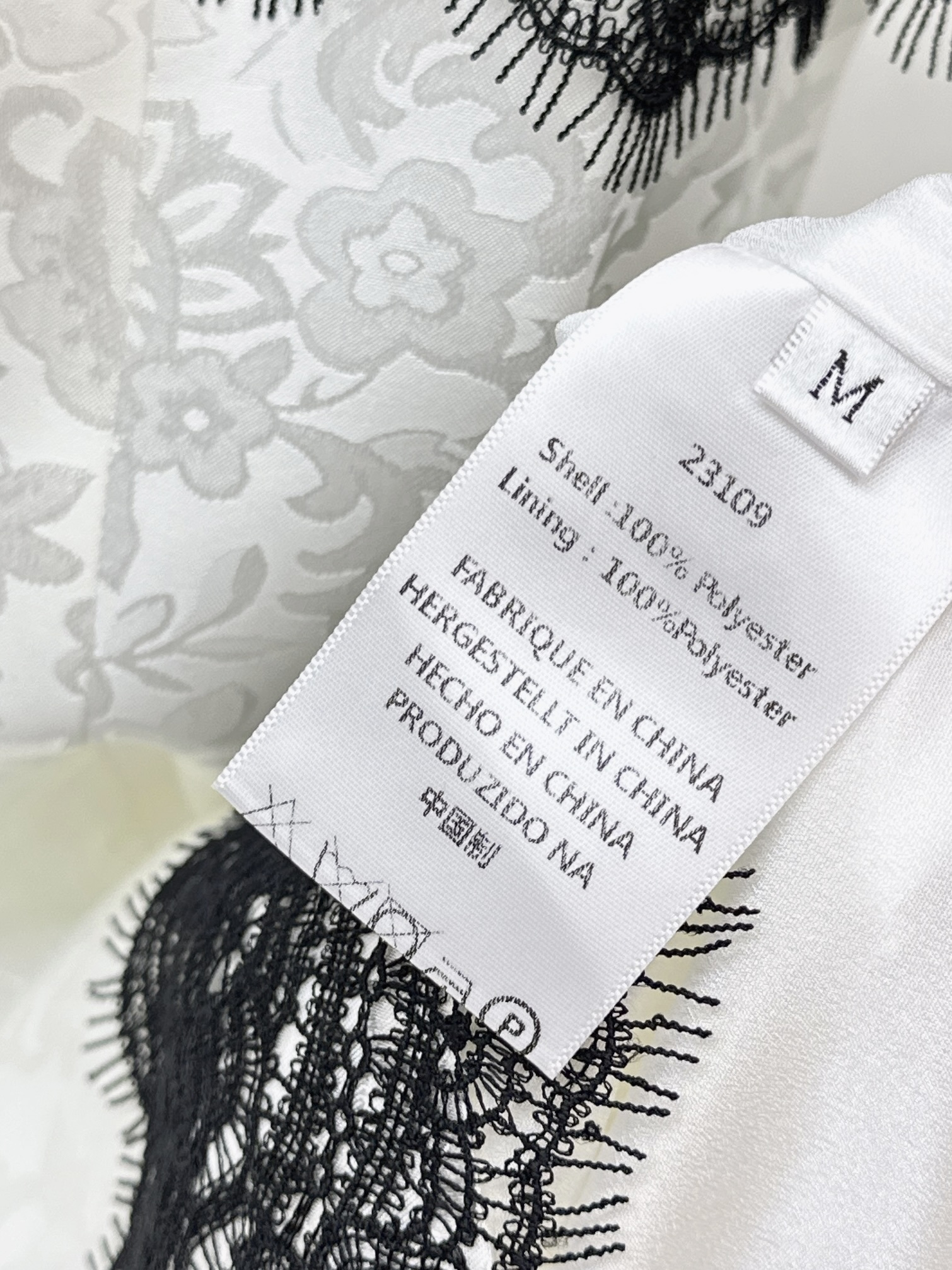 Valen 26ss contract lace dress