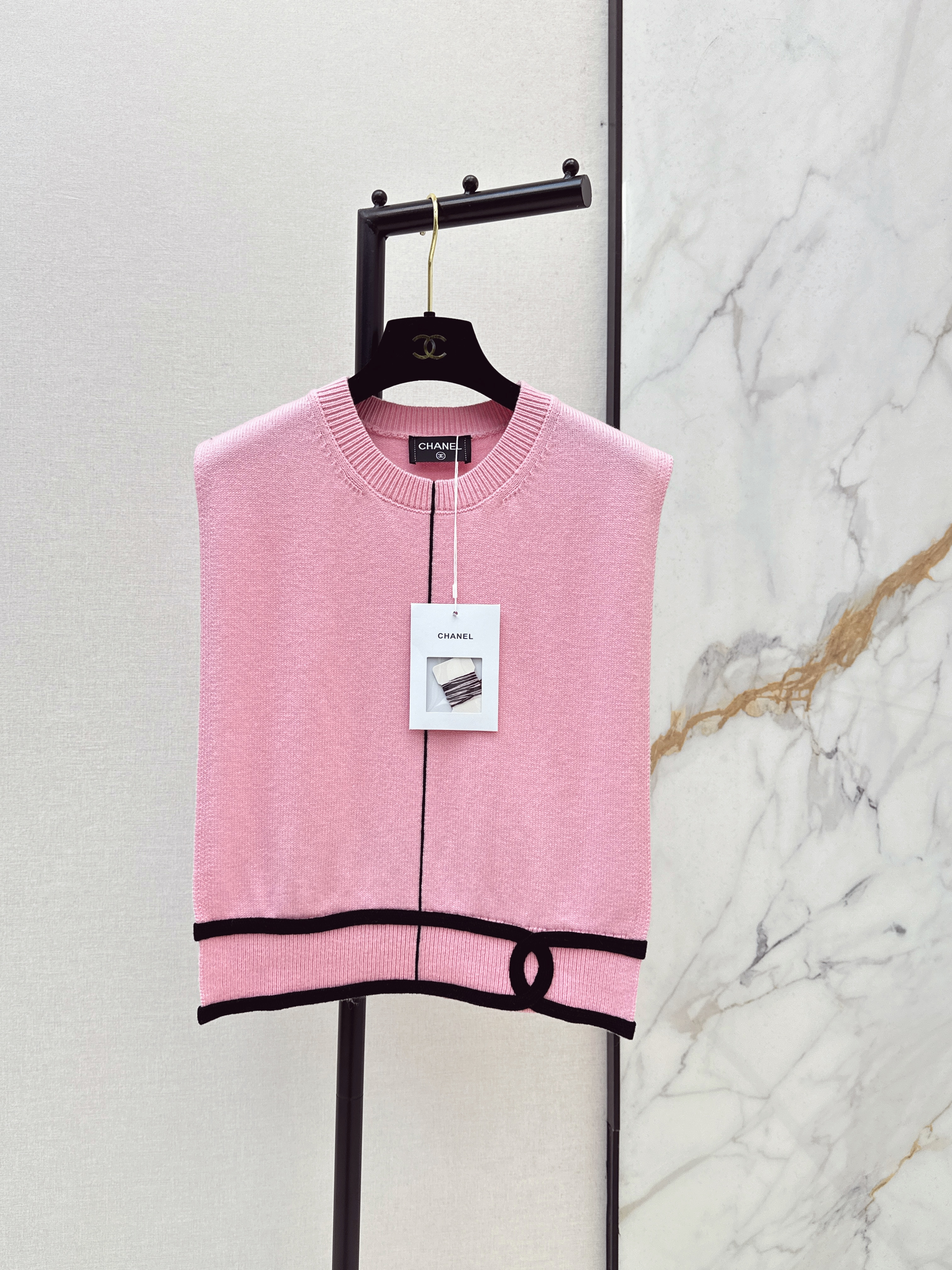 Chan 26ss knit vest