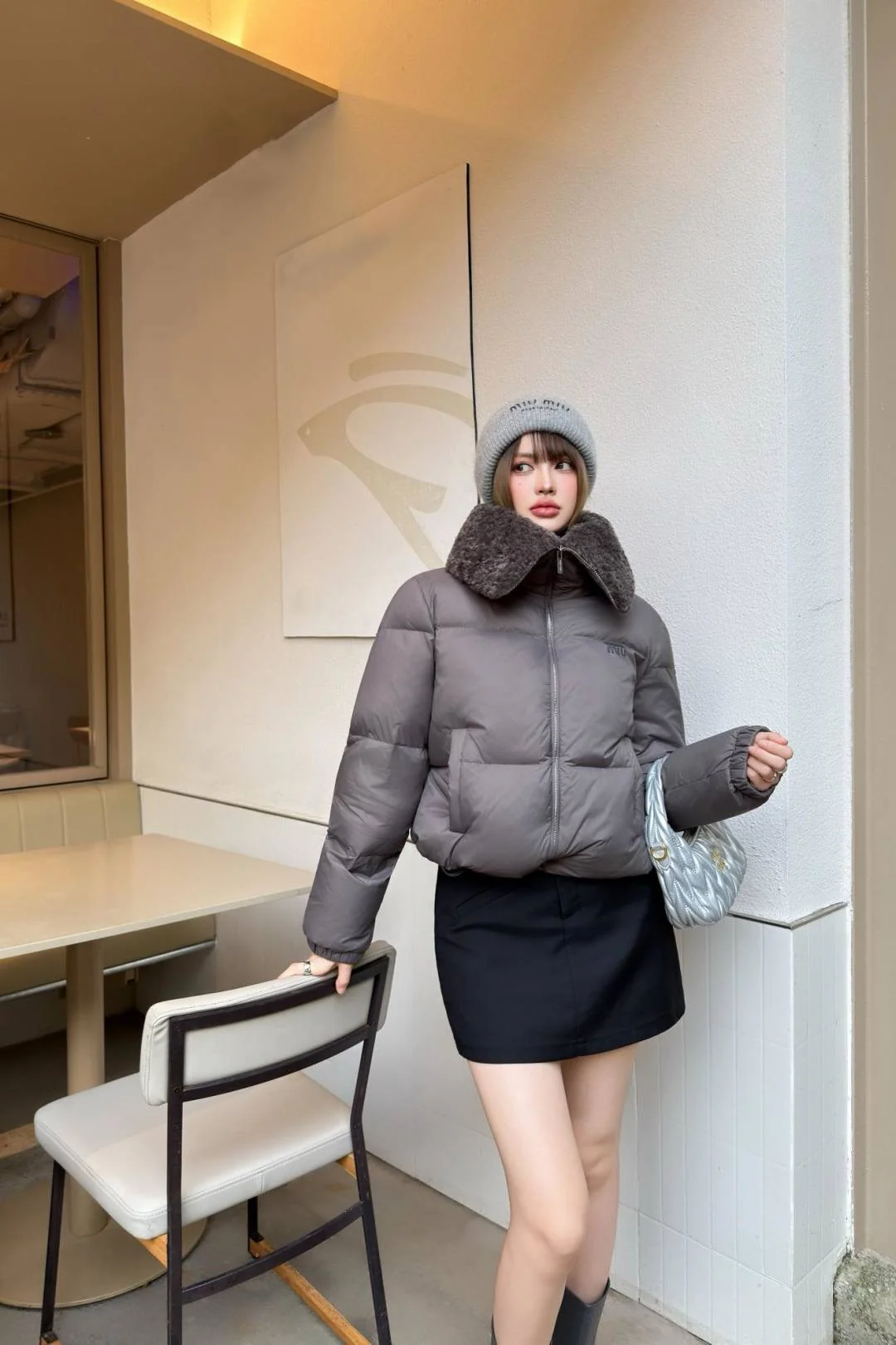 Miu 25fw down jacket