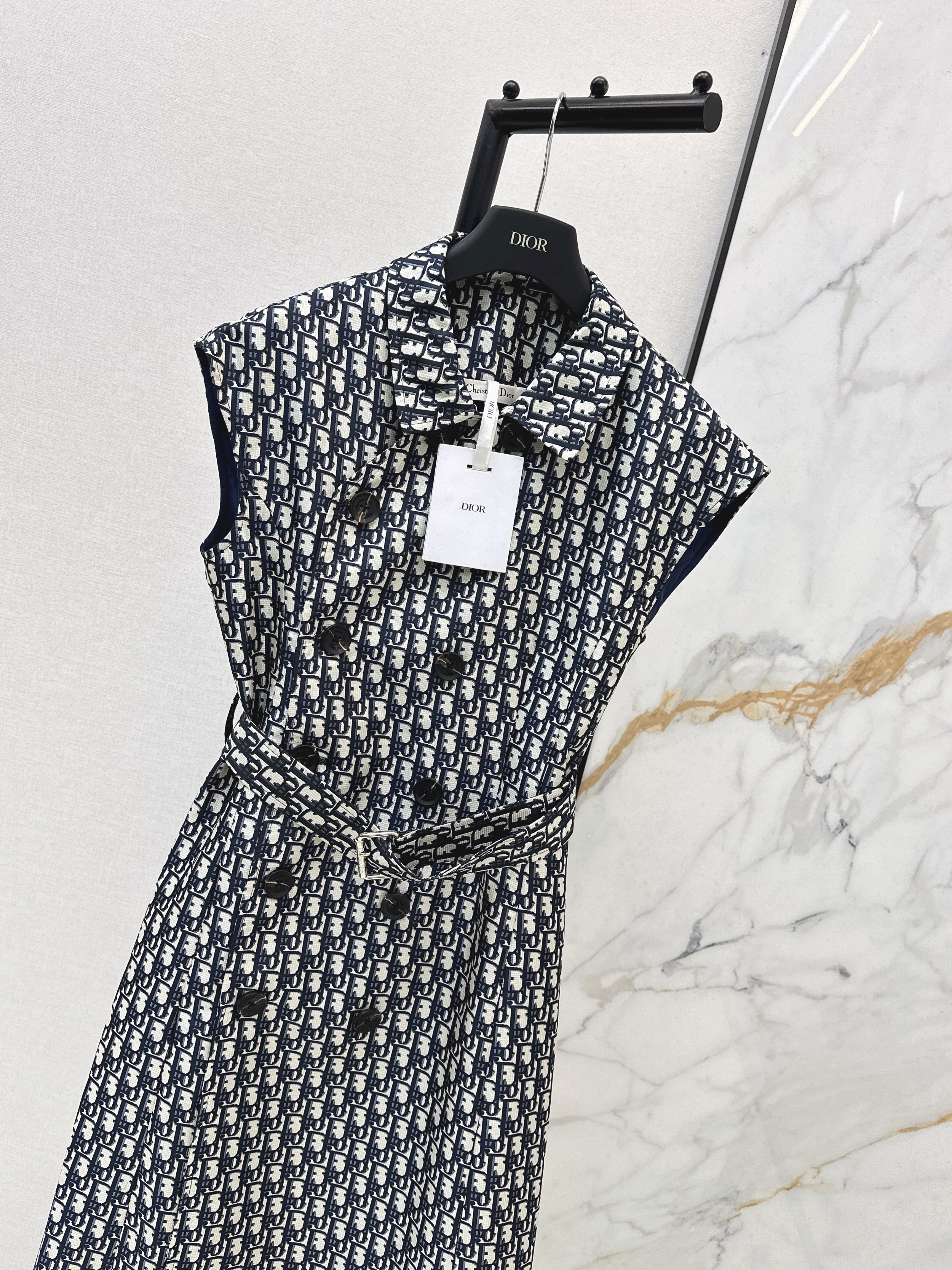 CD 26ss jacquard sleeveless dress