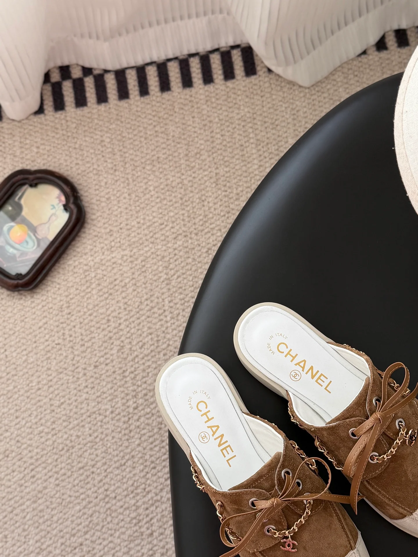 Chan 26ss slip-on shoes