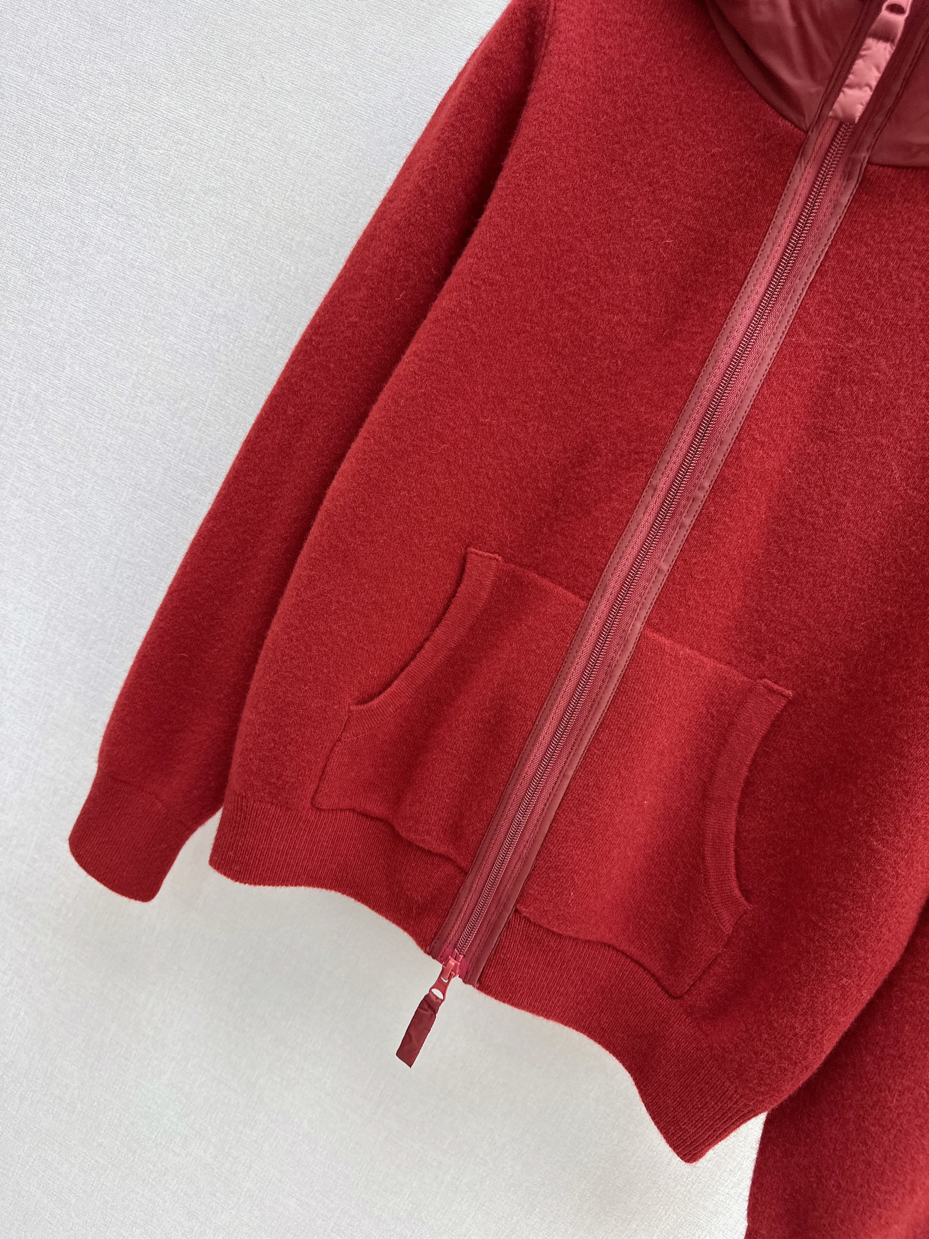 Monc 26ss hooded cardigan jacket