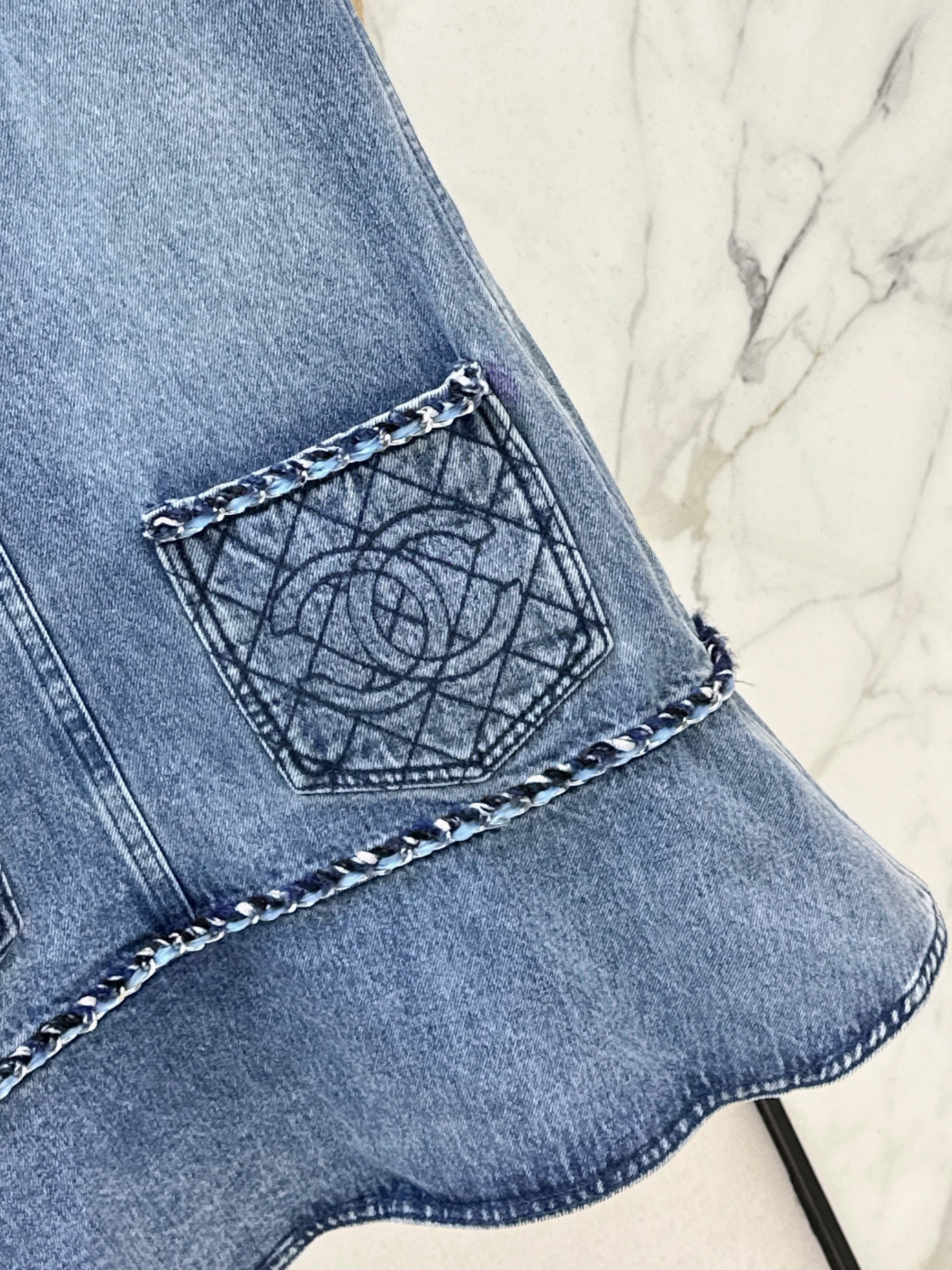 Chan 26ss denim dress