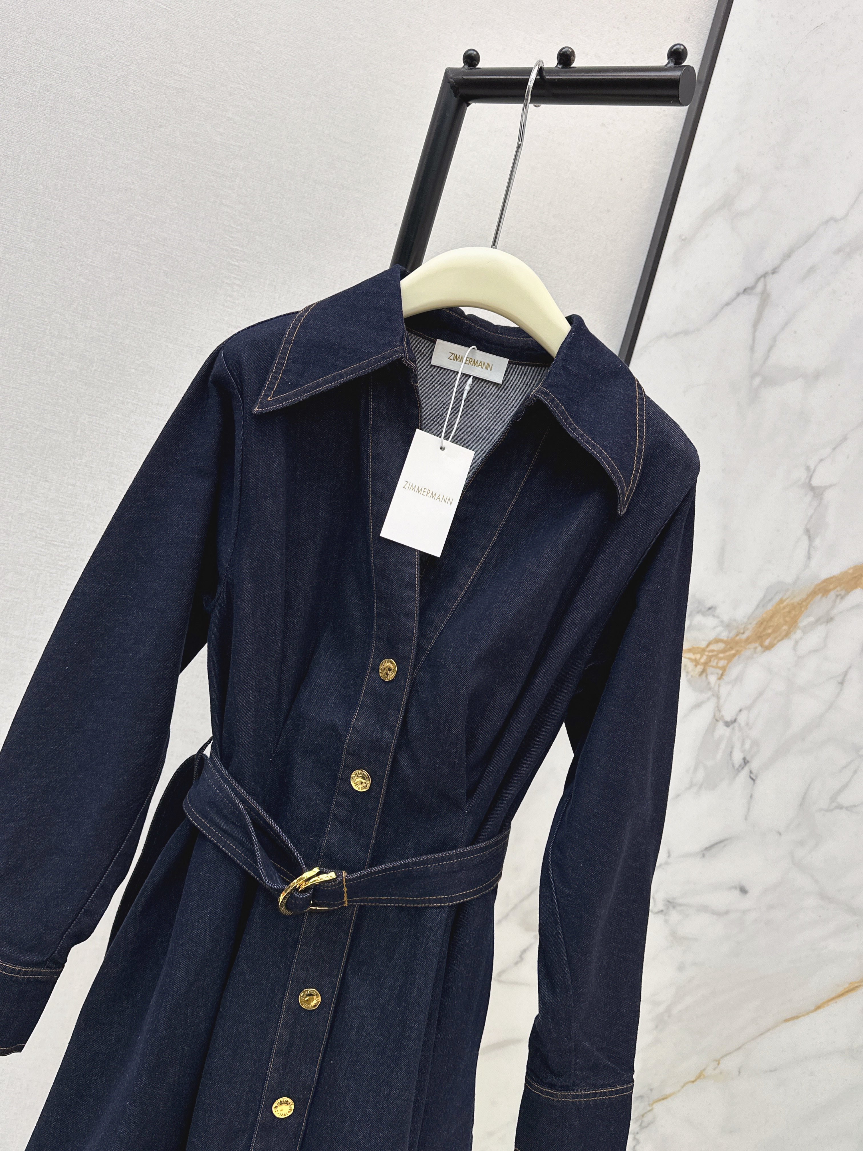 Zimm 26ss denim dress