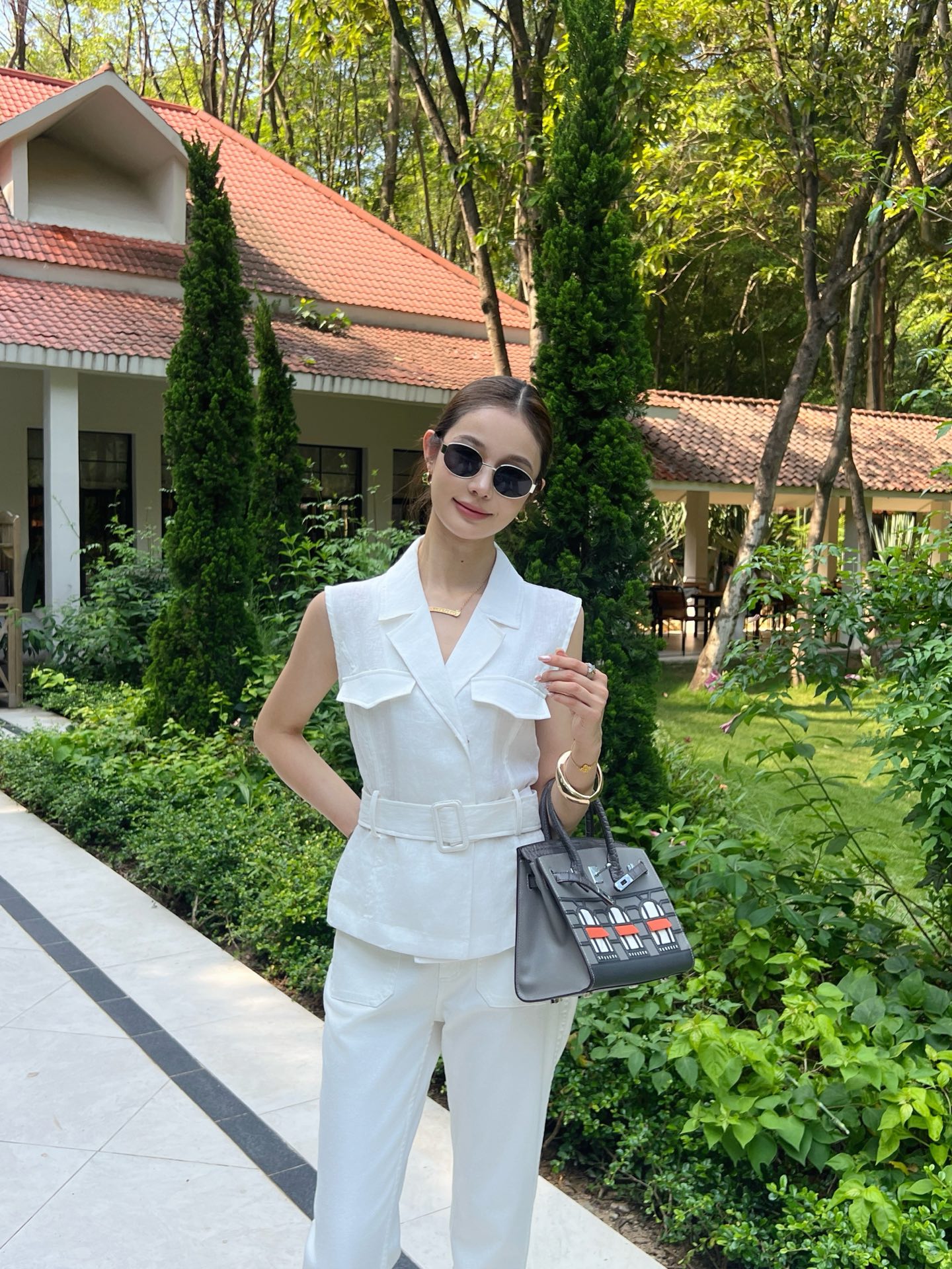 Ralp 26ss linen vest jacket