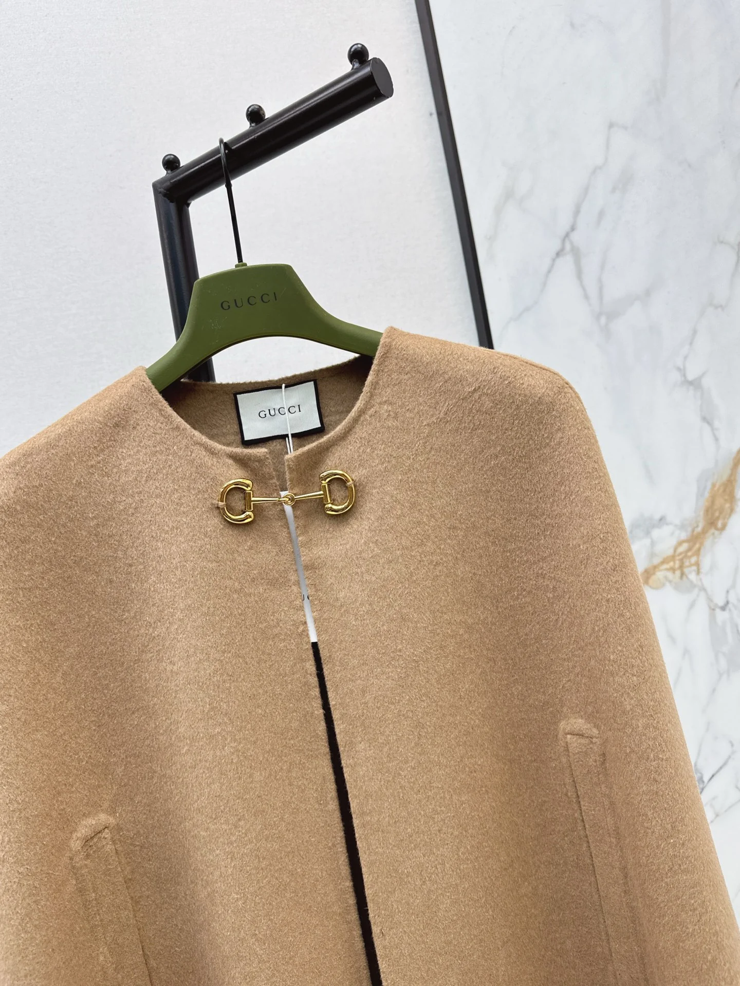 Gucc 25fw wool cape coats