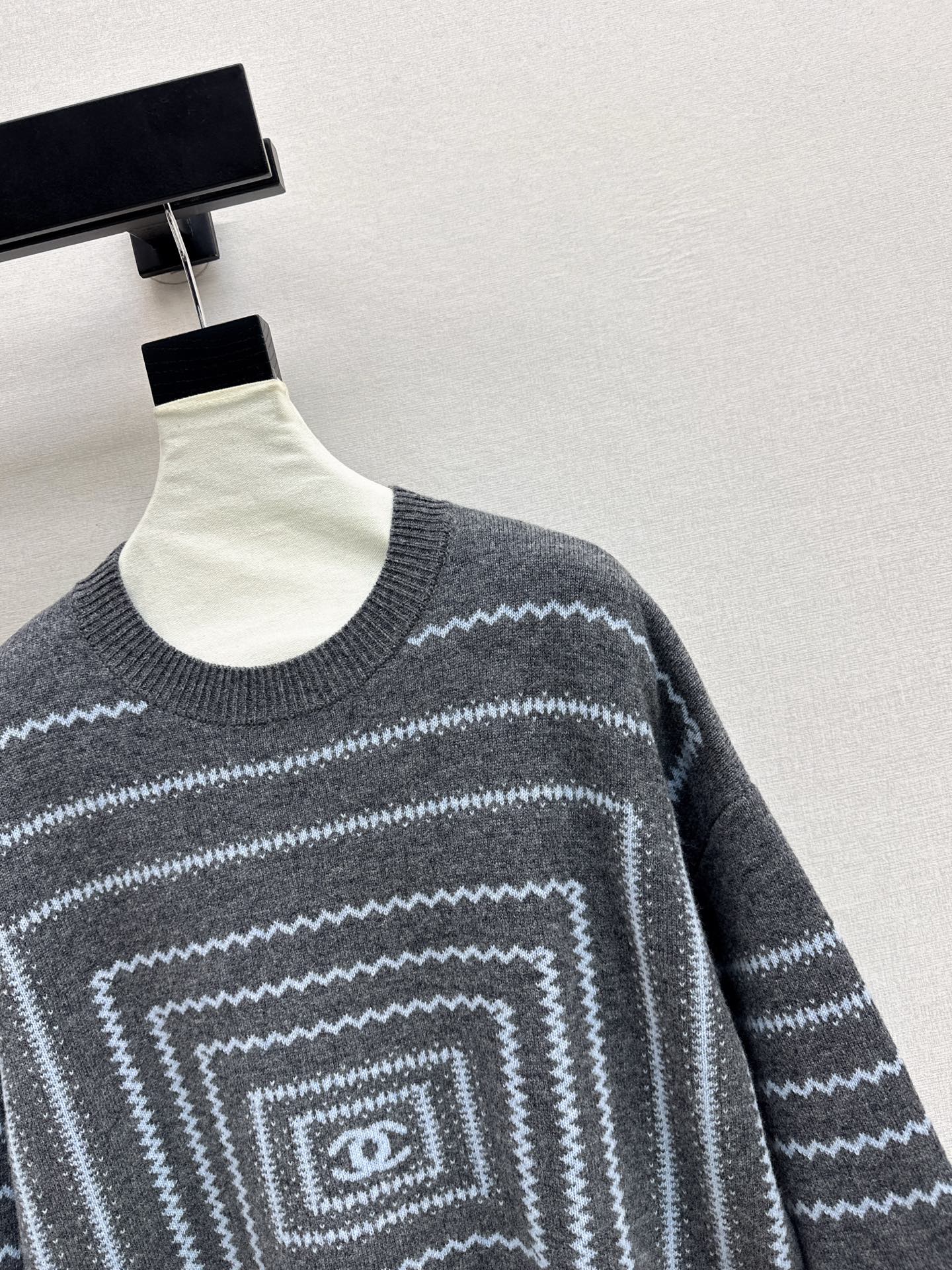 Chan 26ss jacquard sweater