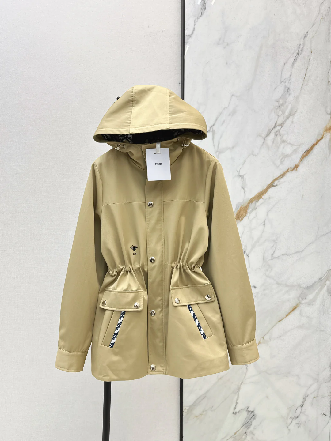 CD 25fw hooded trench coats