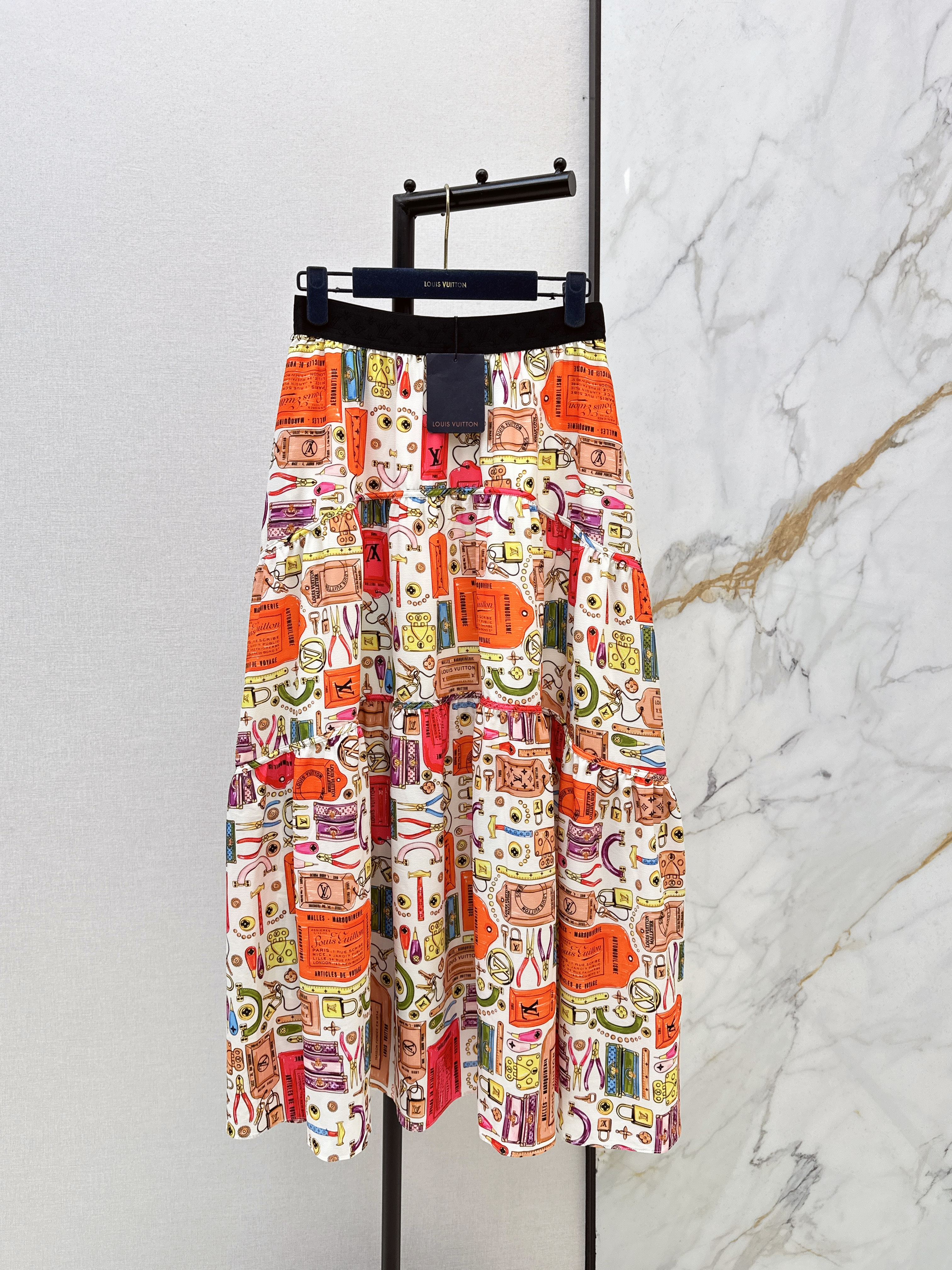 Loui 26ss print skirt