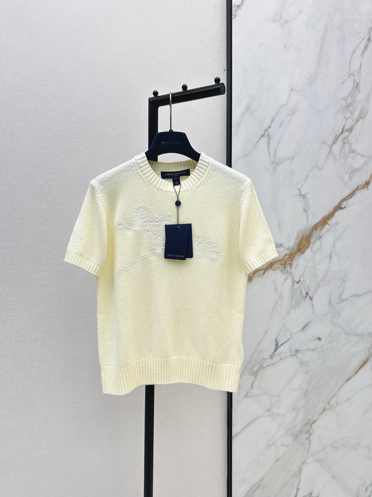 Loui 26ss embroidery knit sweater