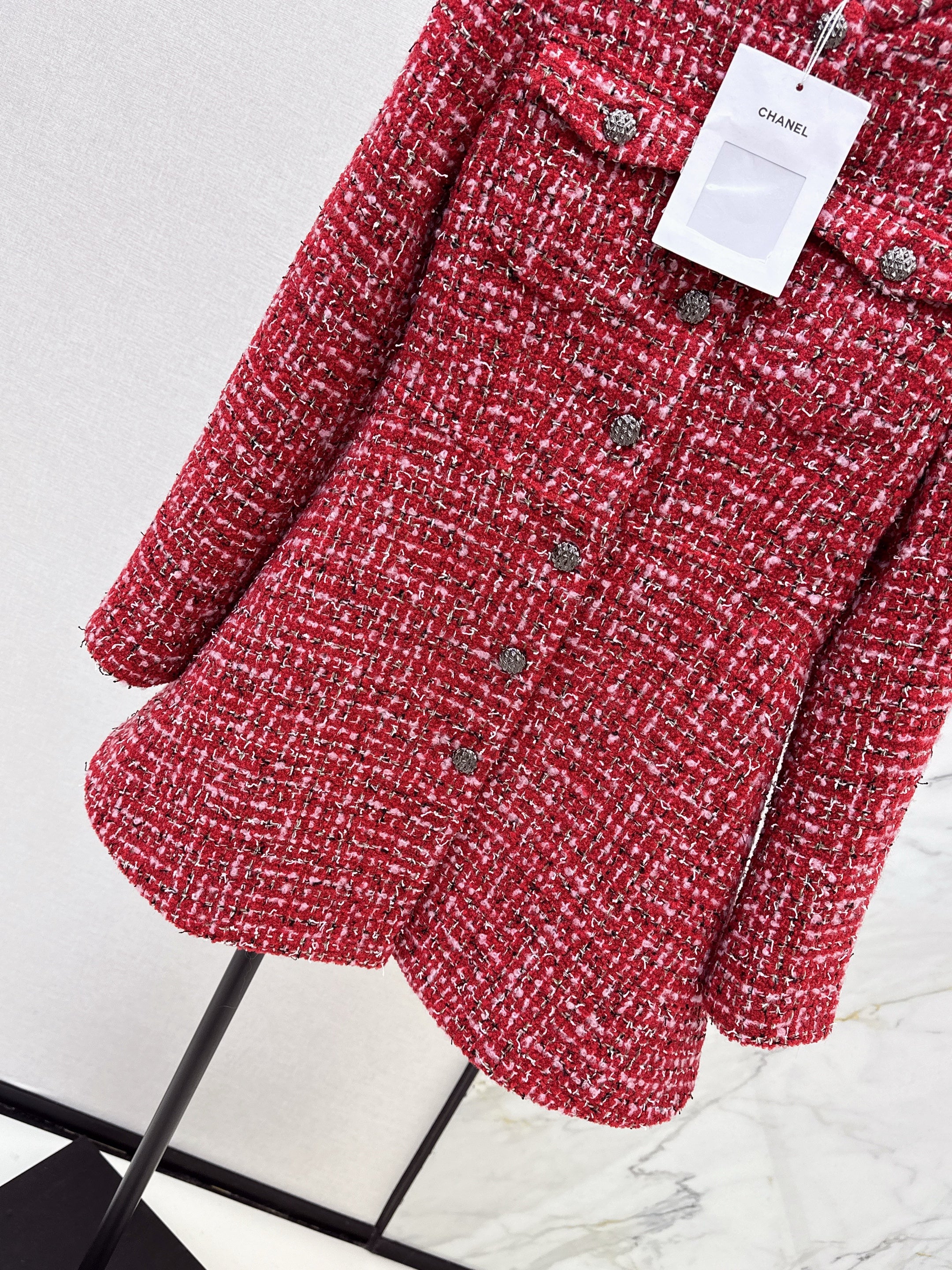 Chan 26ss tweed jacket dress