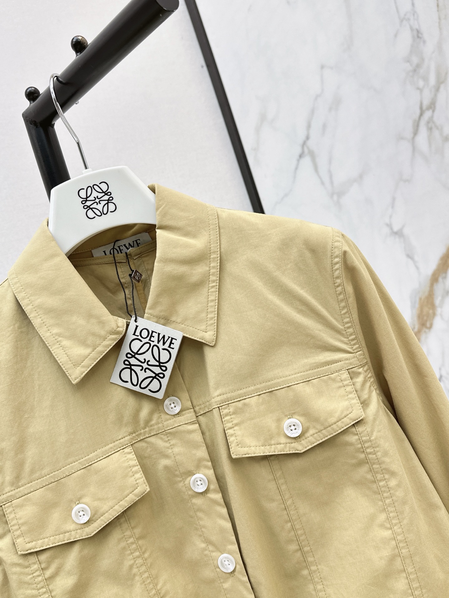 Loe 26ss 2in1 shirt dress