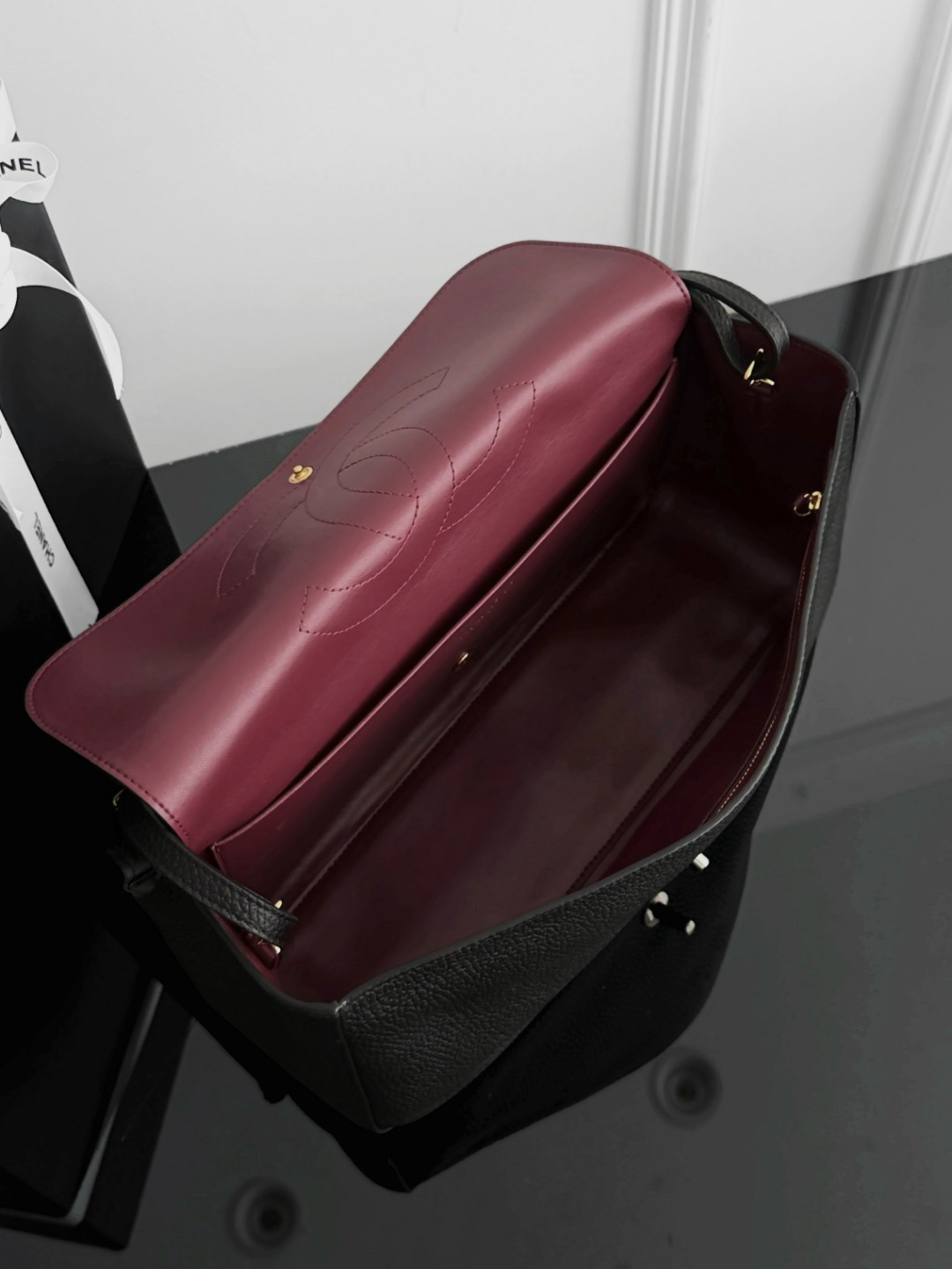 Chan 26S maxi flap bag