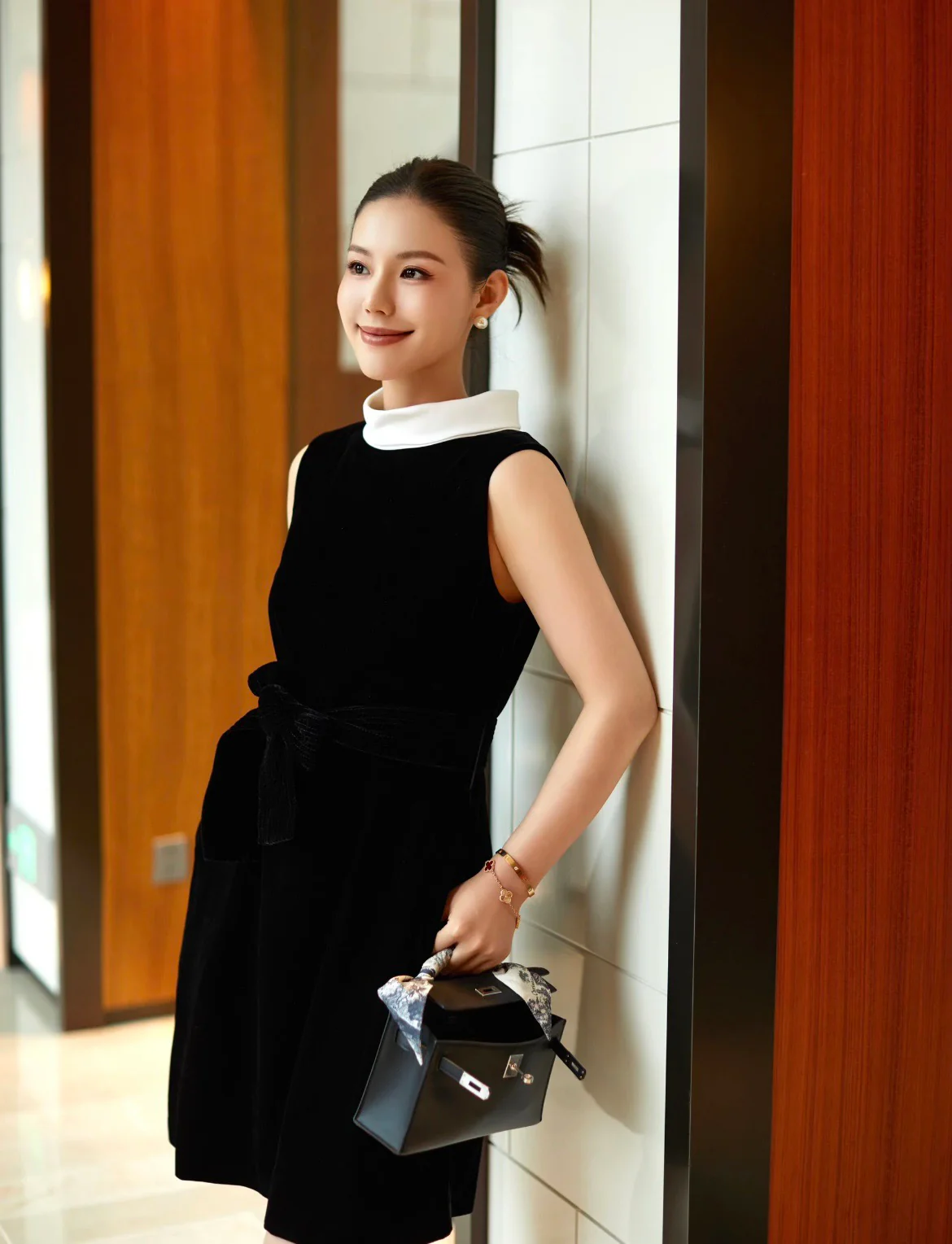 CD 26ss velvet dress