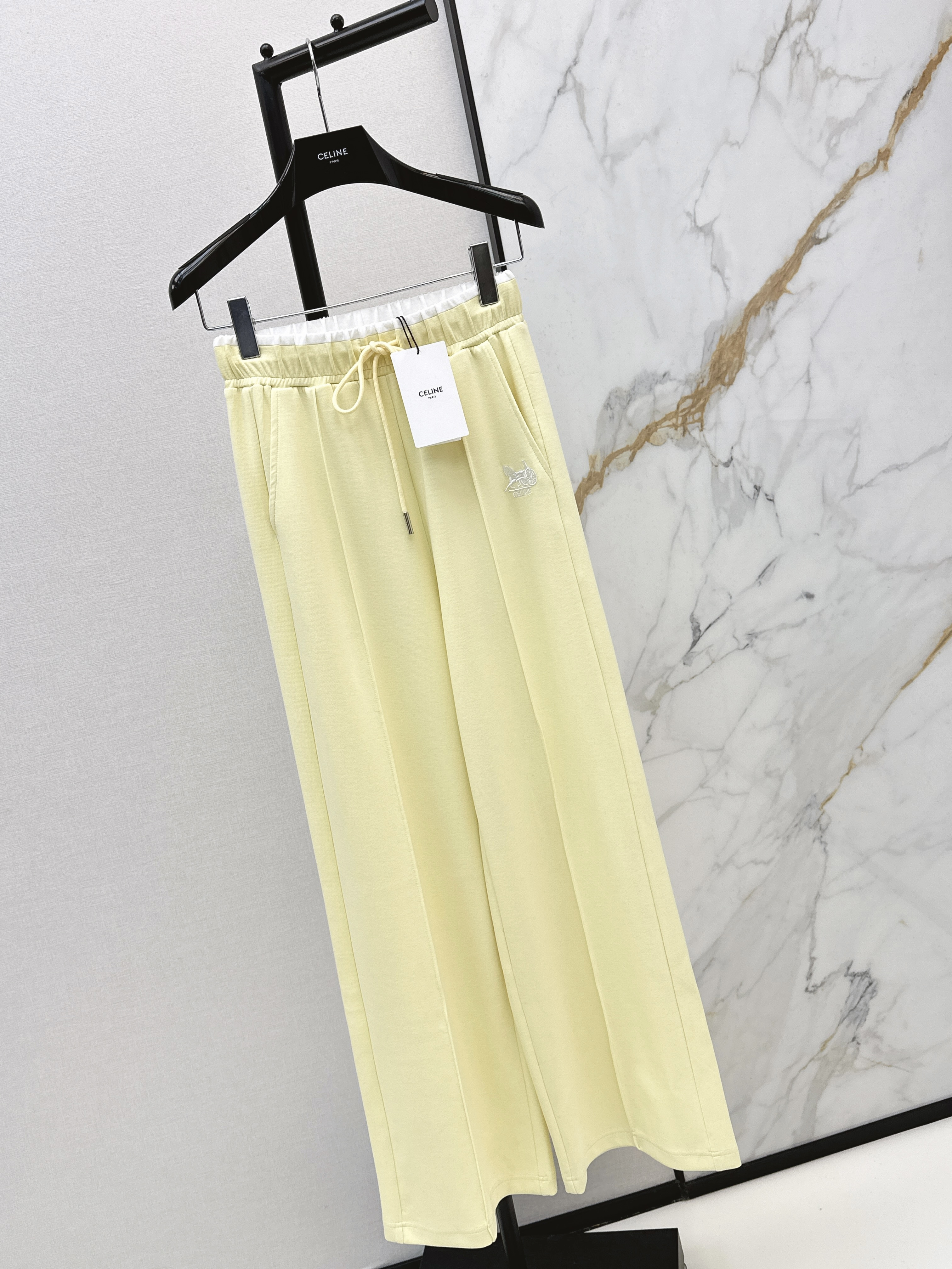 Celi 26ss embroidery pants