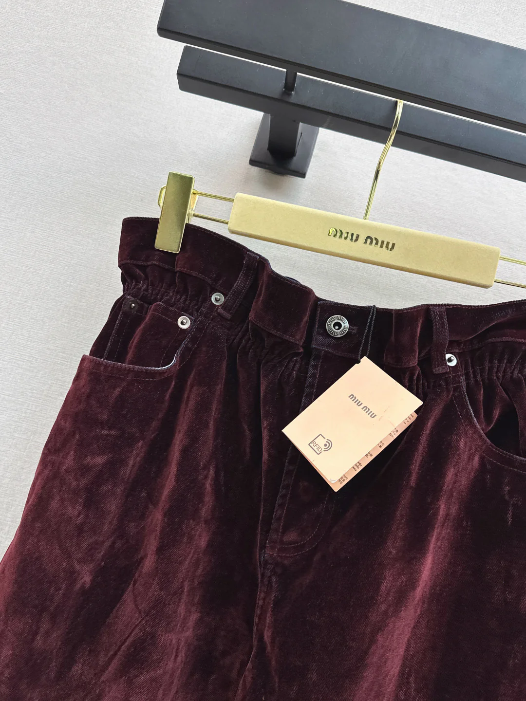 Miu 25fw velvet pans