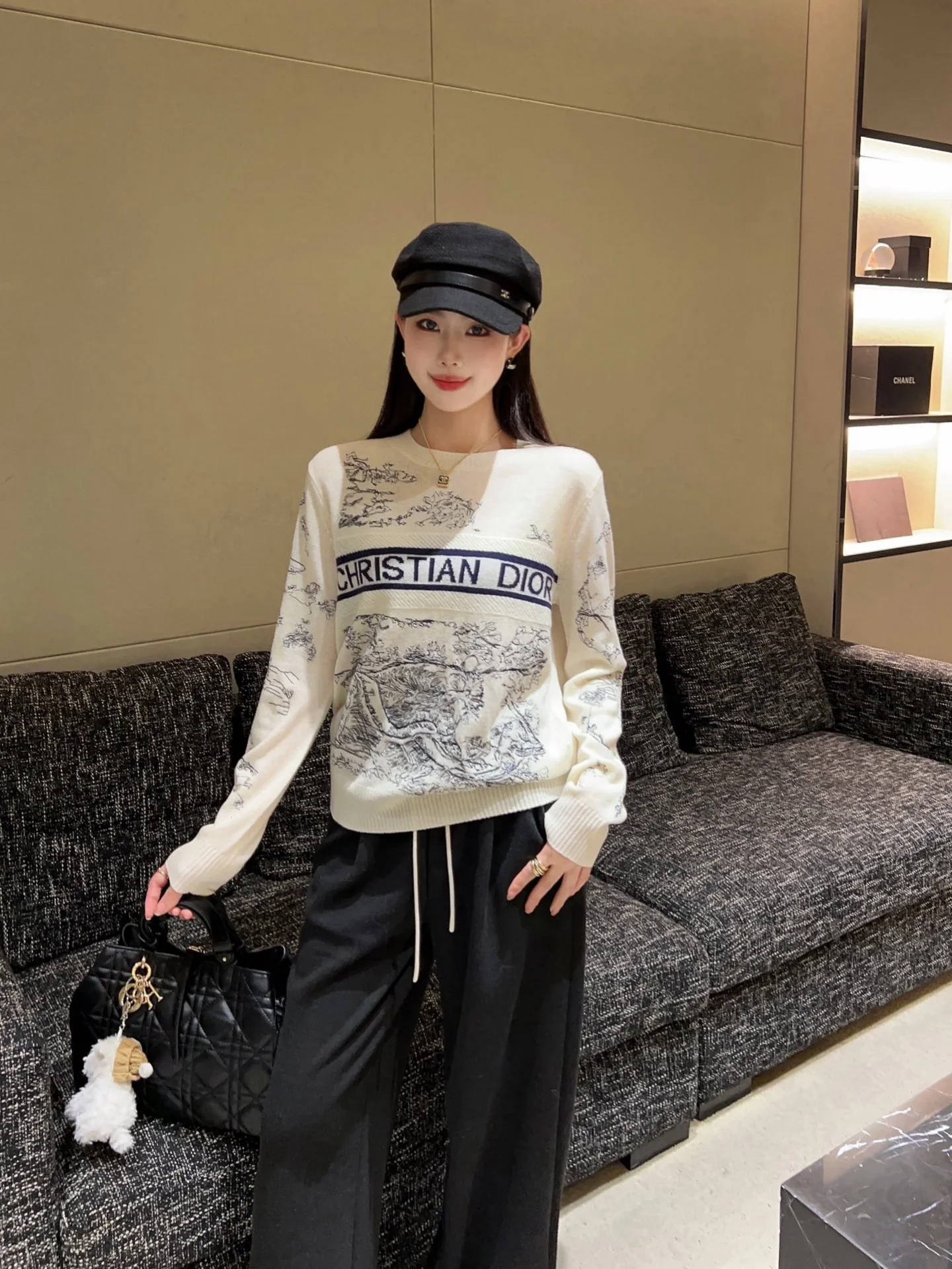 CD 26ss embroidery sweater
