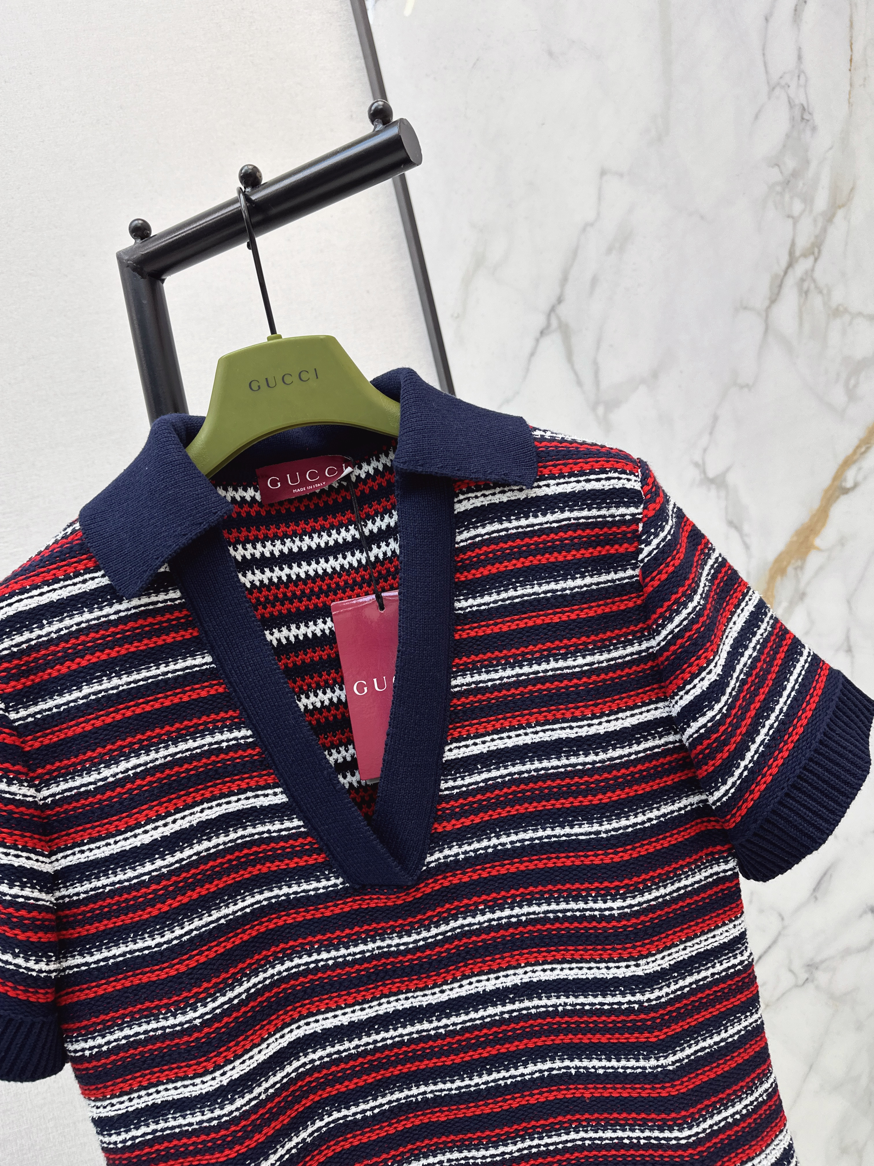 Guc 26ss stripe dress