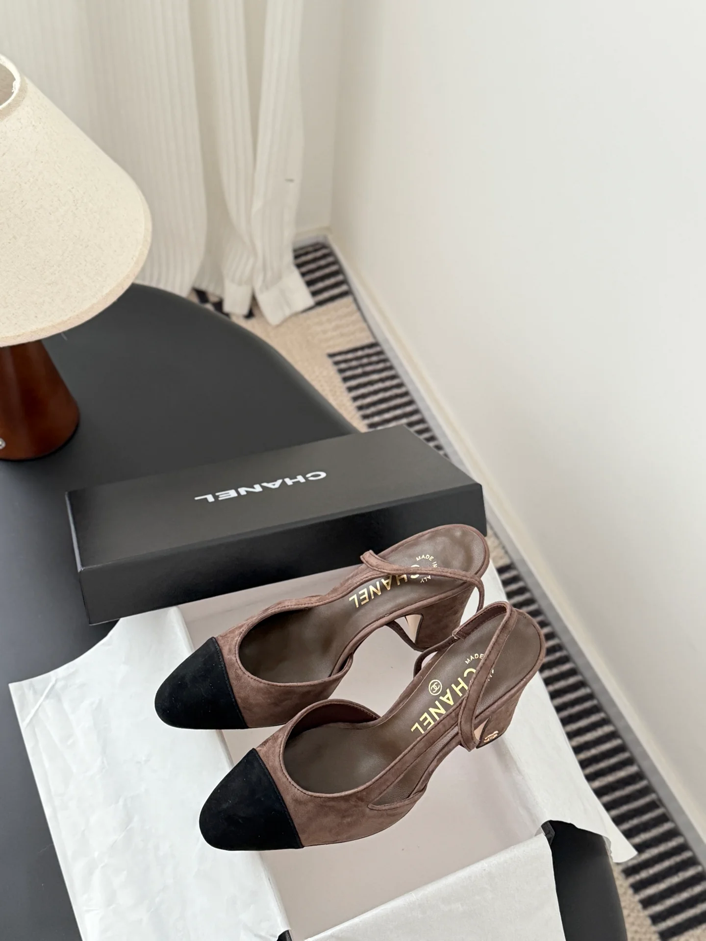 Chan 25fw slingback heels