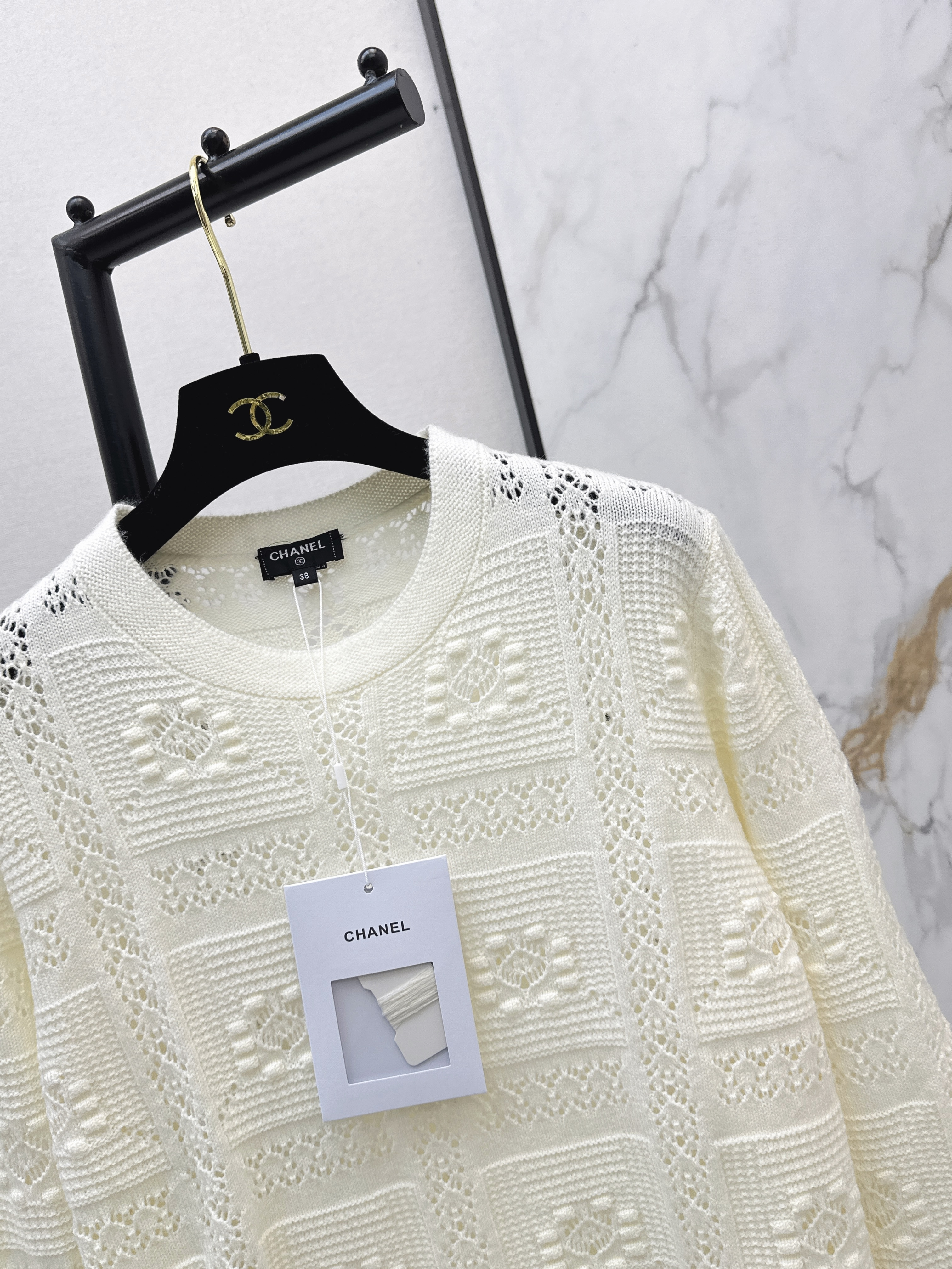 Chan 26ss lace sweater