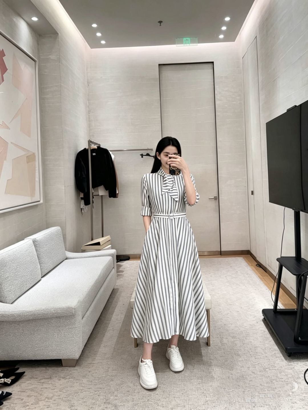 CD 26ss stripe dress