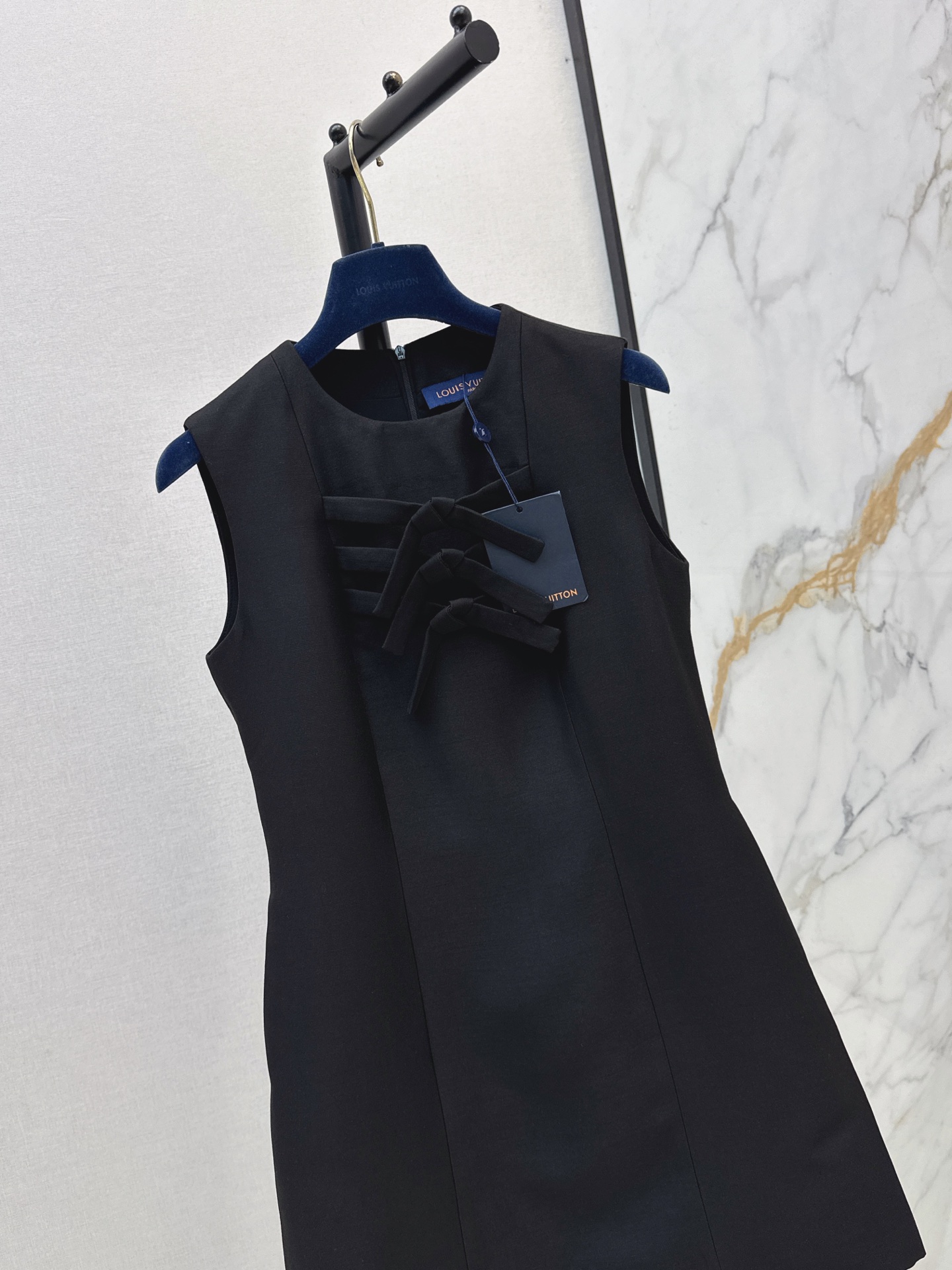 Loui 26ss sleeveless bow dress