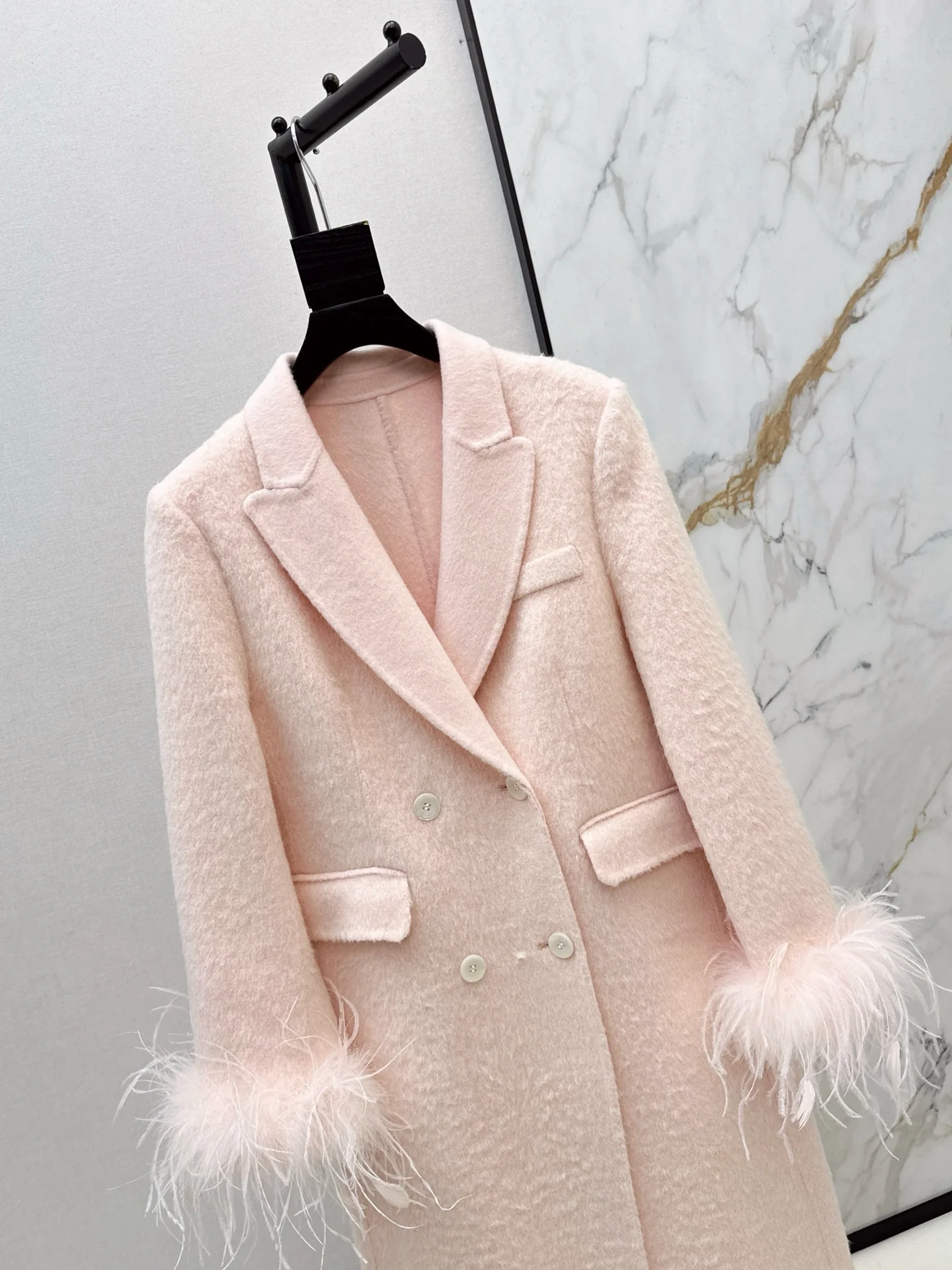 Miu 26ss woolen overcoats