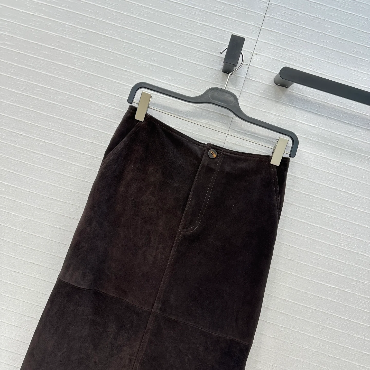 Row 25fw leather skirt