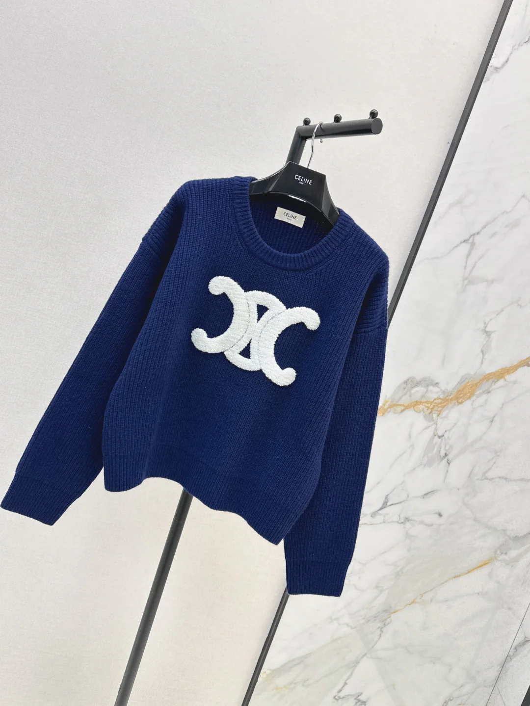 Celi 25fw embroidered sweater