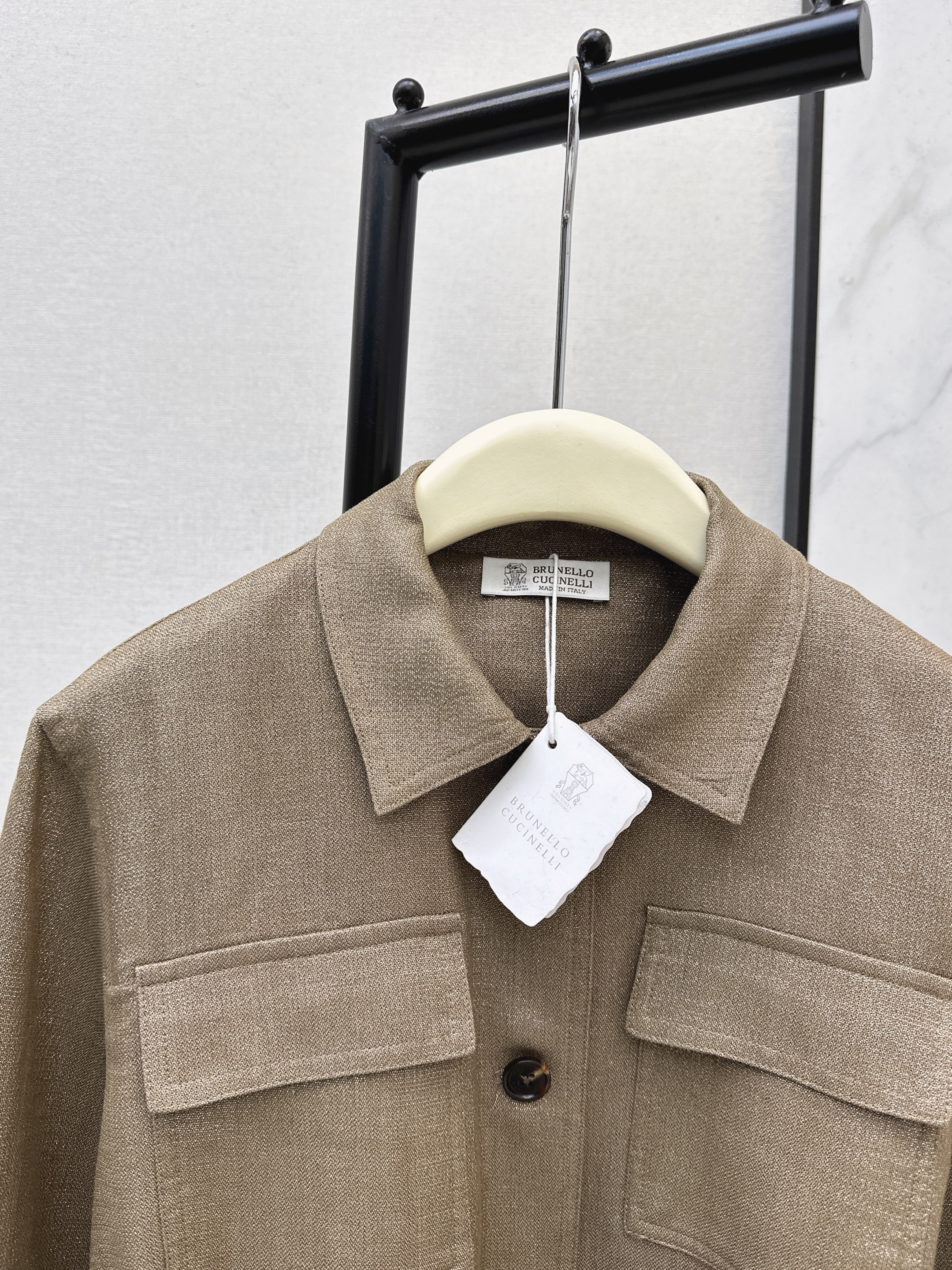 Brun 26ss linen jacket
