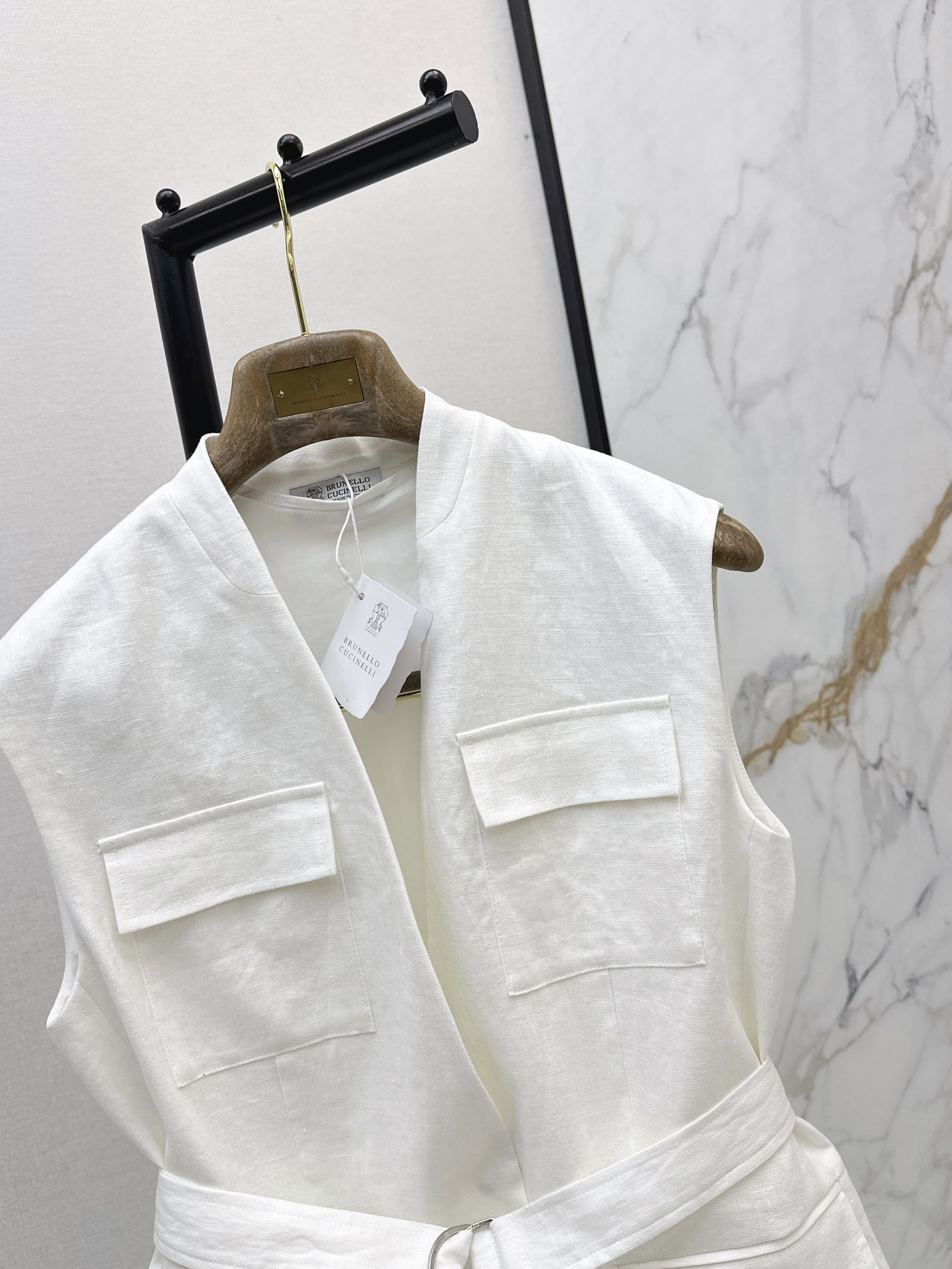 Brunello 26SS Layered Sleeveless Vest