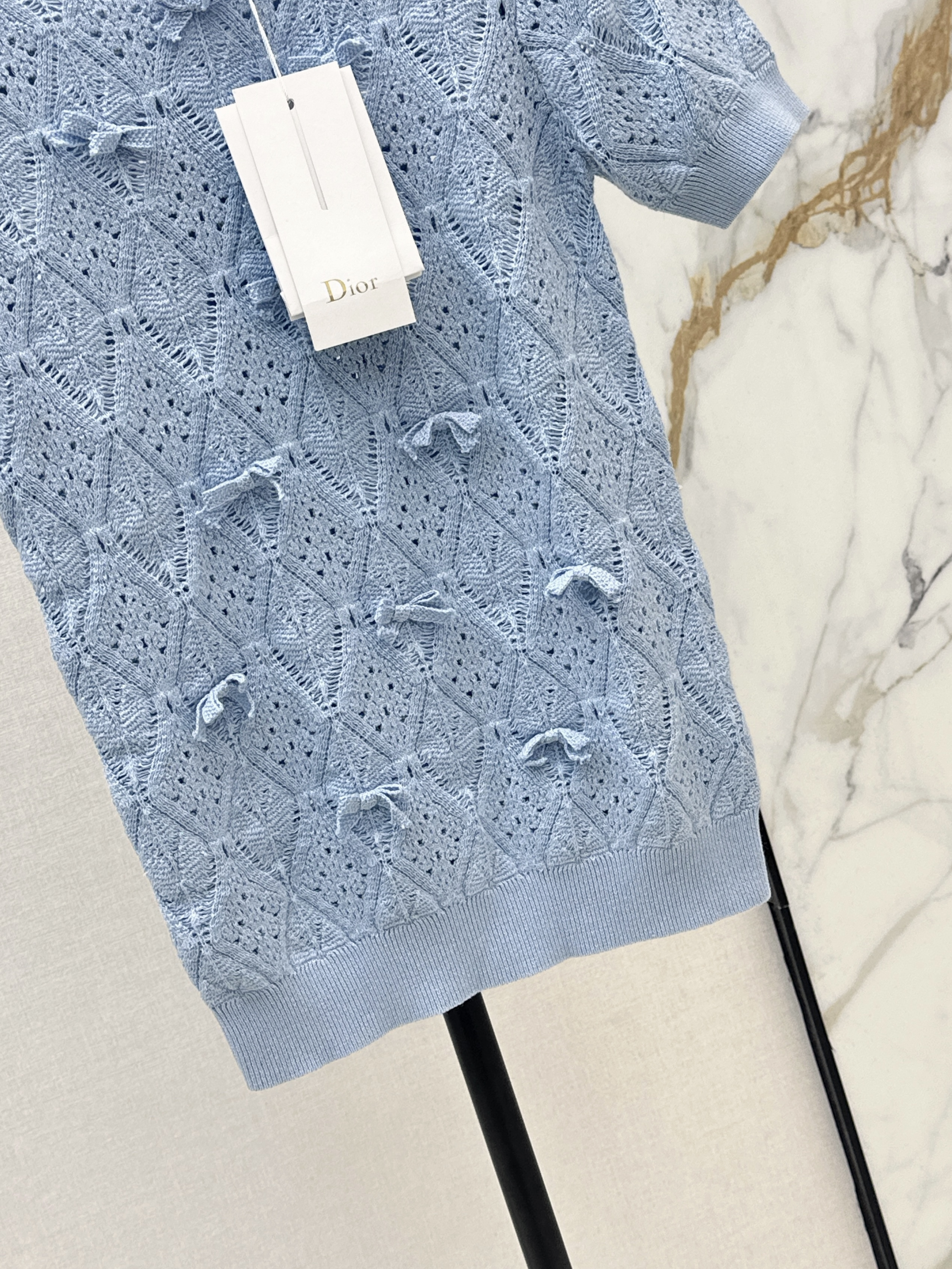CD 26ss bow hollow knitwear